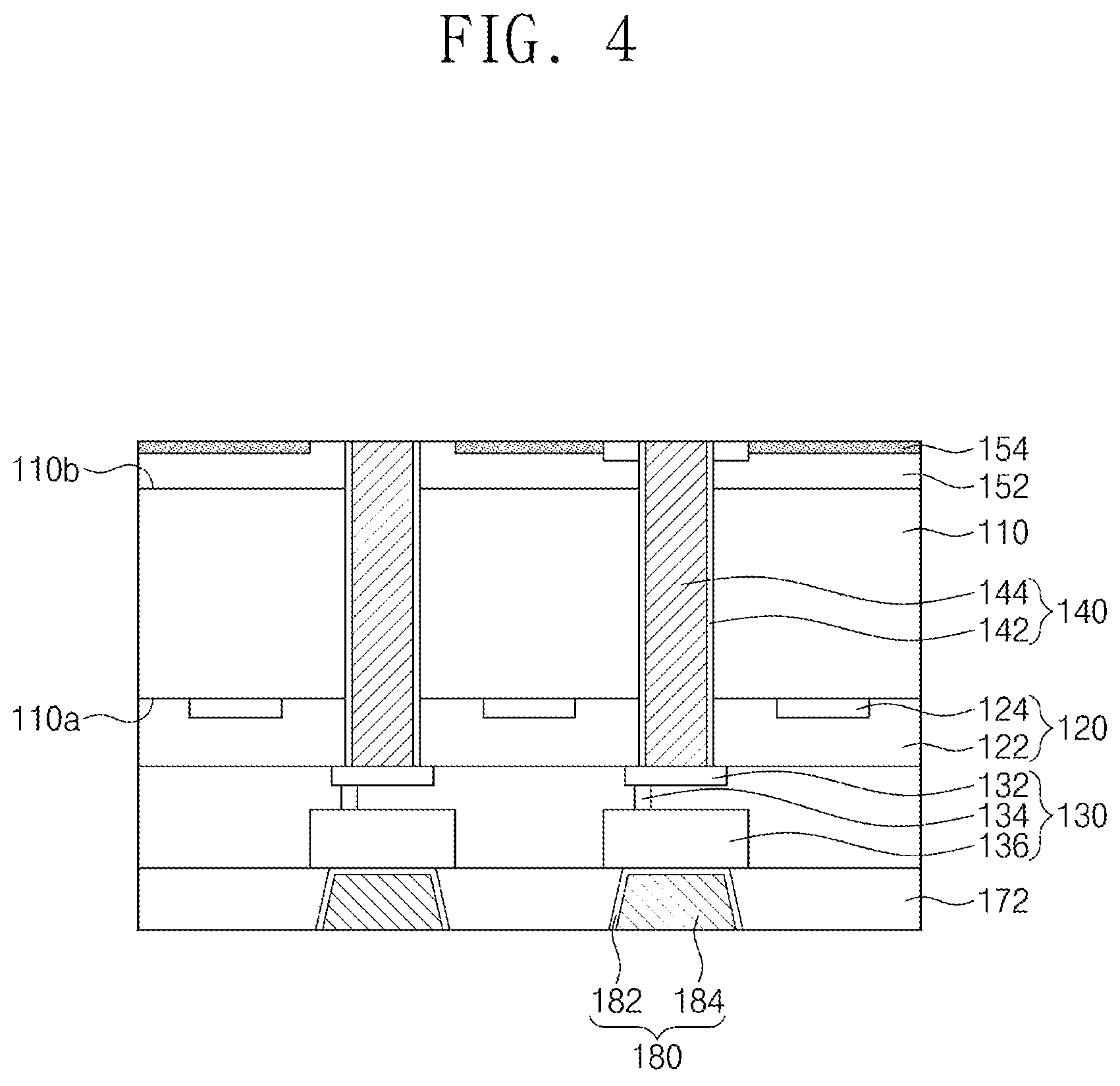 Patent US12368119 Figure 4 – Semiconductor package