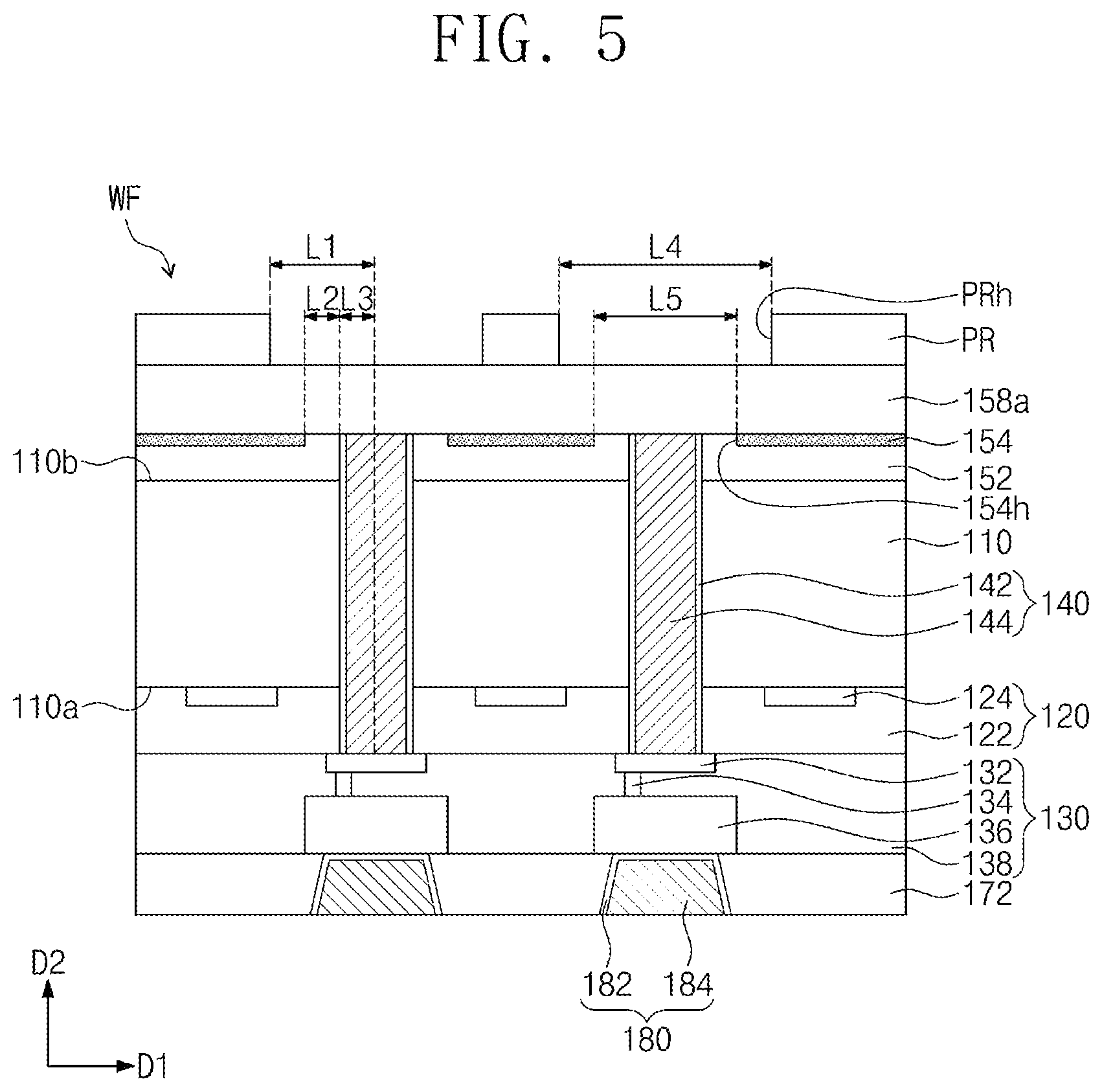 Patent US12368119 Figure 5 – Semiconductor package