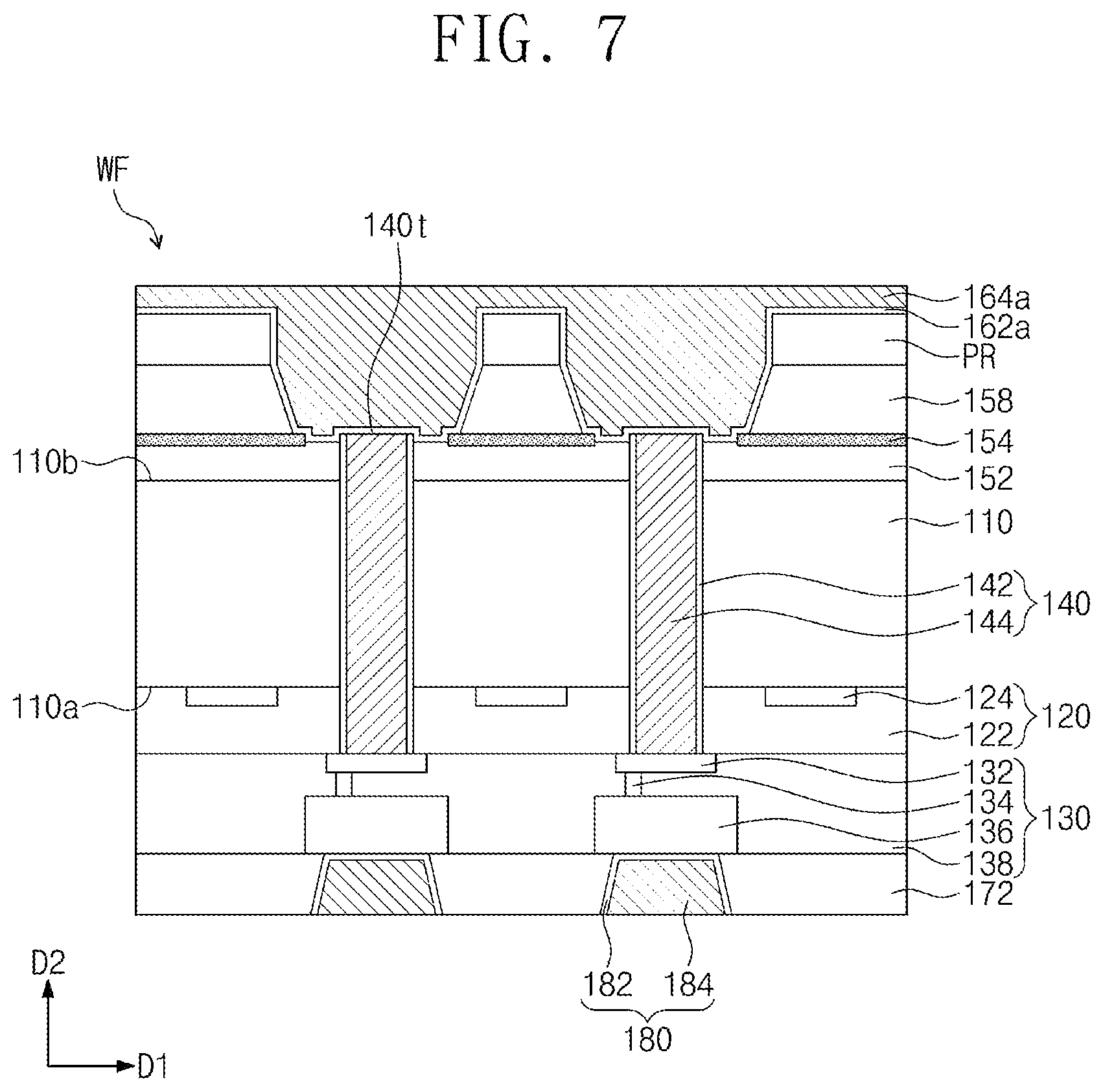 Patent US12368119 Figure 7 – Semiconductor package