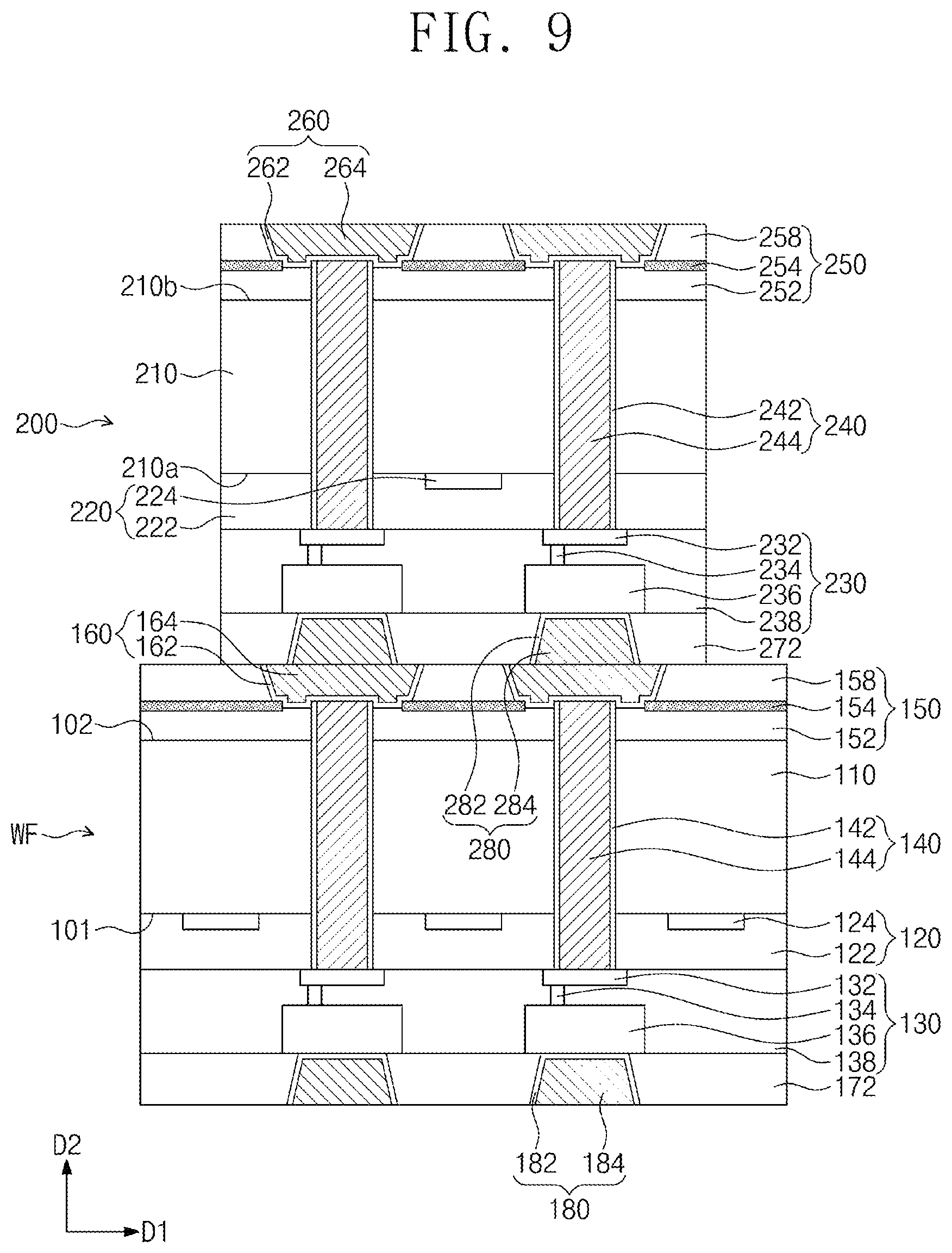 Patent US12368119 Figure 9 – Semiconductor package