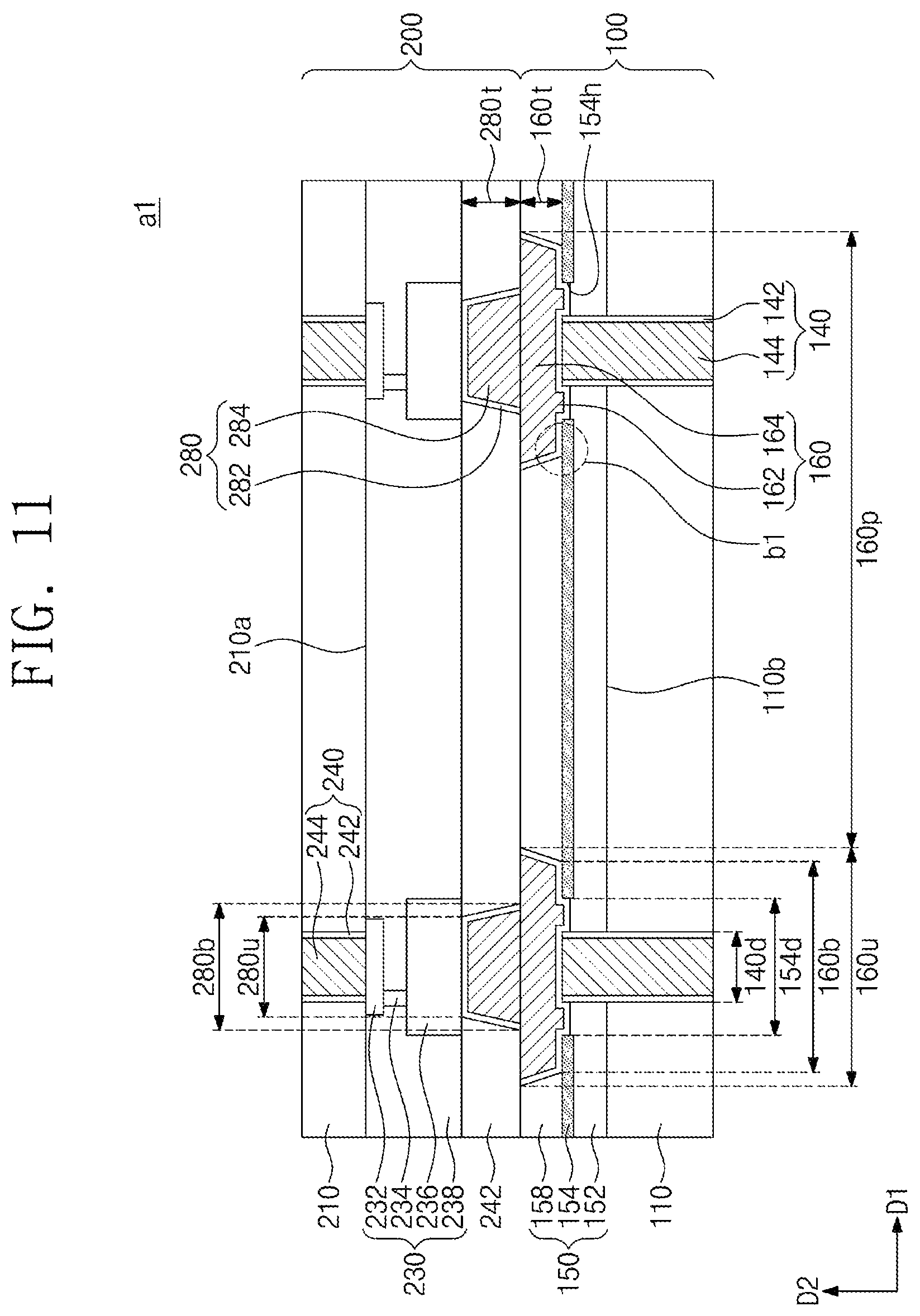 Patent US12368119 Figure 11 – Semiconductor package