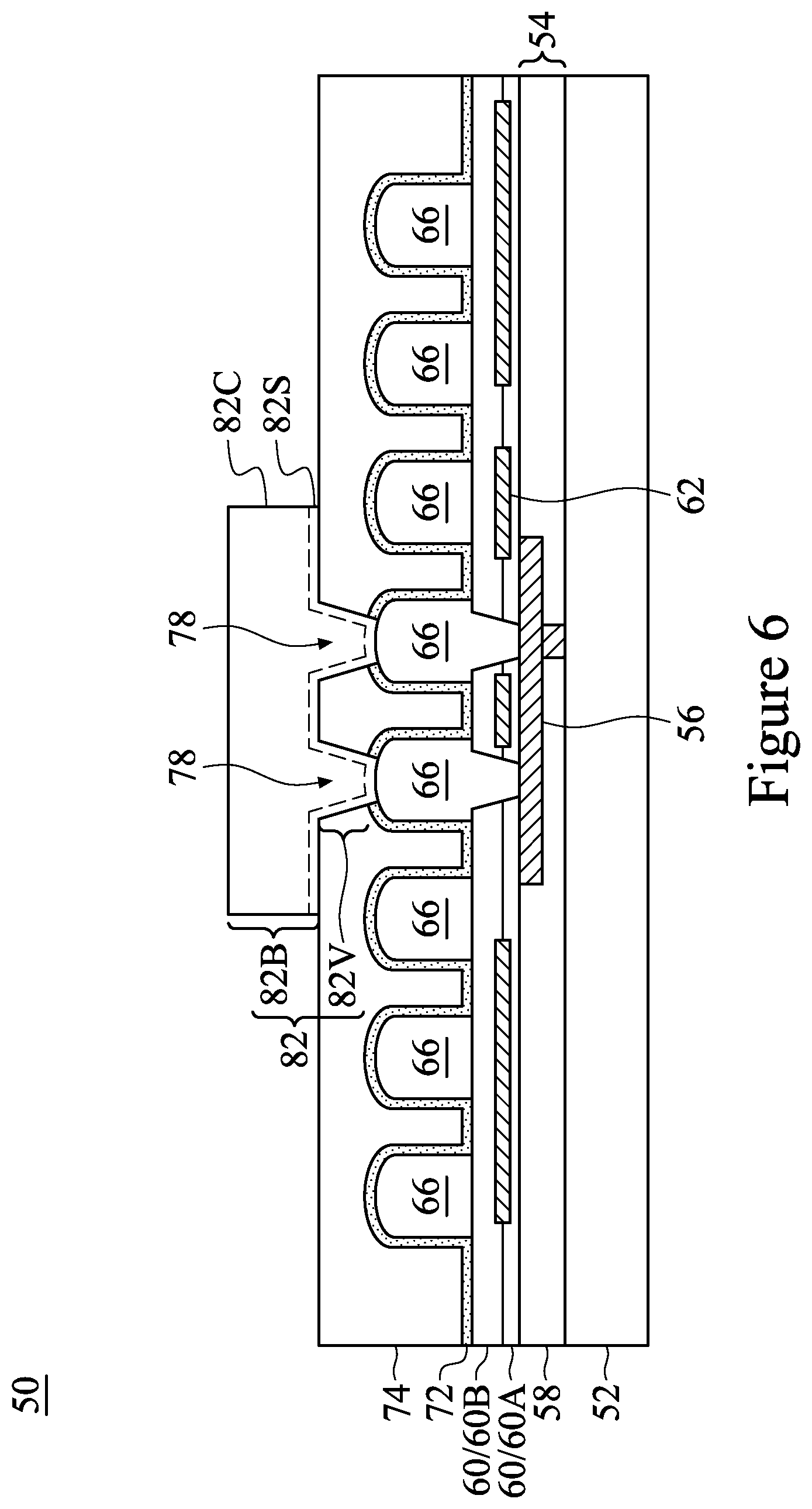 Patent US12368120 Figure 6 – Semiconductor device and method
