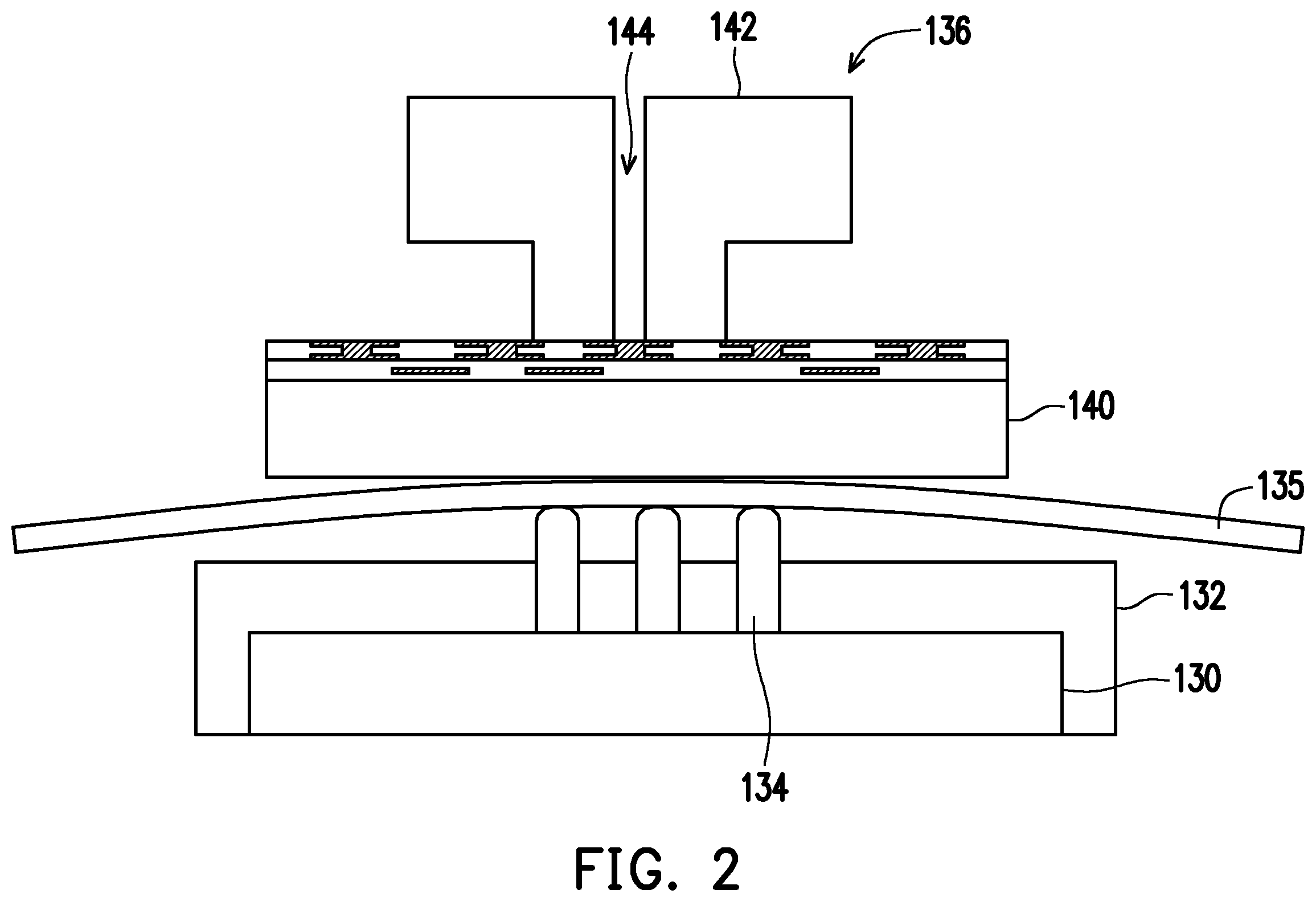 Patent US12368128 Figure 2 – Device bonding apparatus and method of manufacturing a package using the apparatus