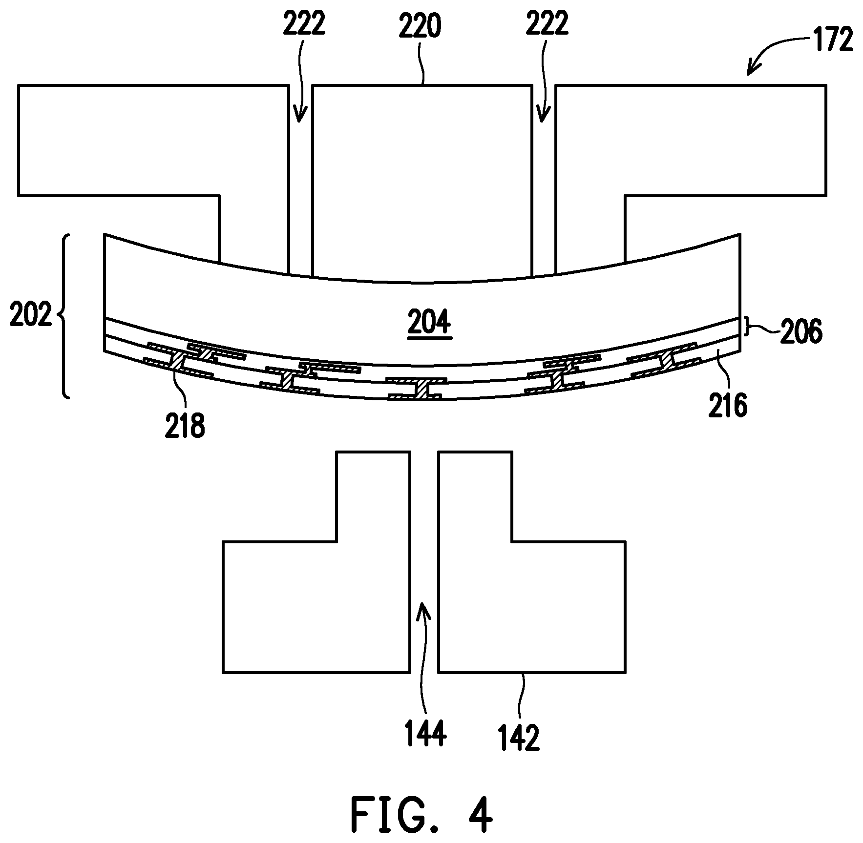 Patent US12368128 Figure 4 – Device bonding apparatus and method of manufacturing a package using the apparatus
