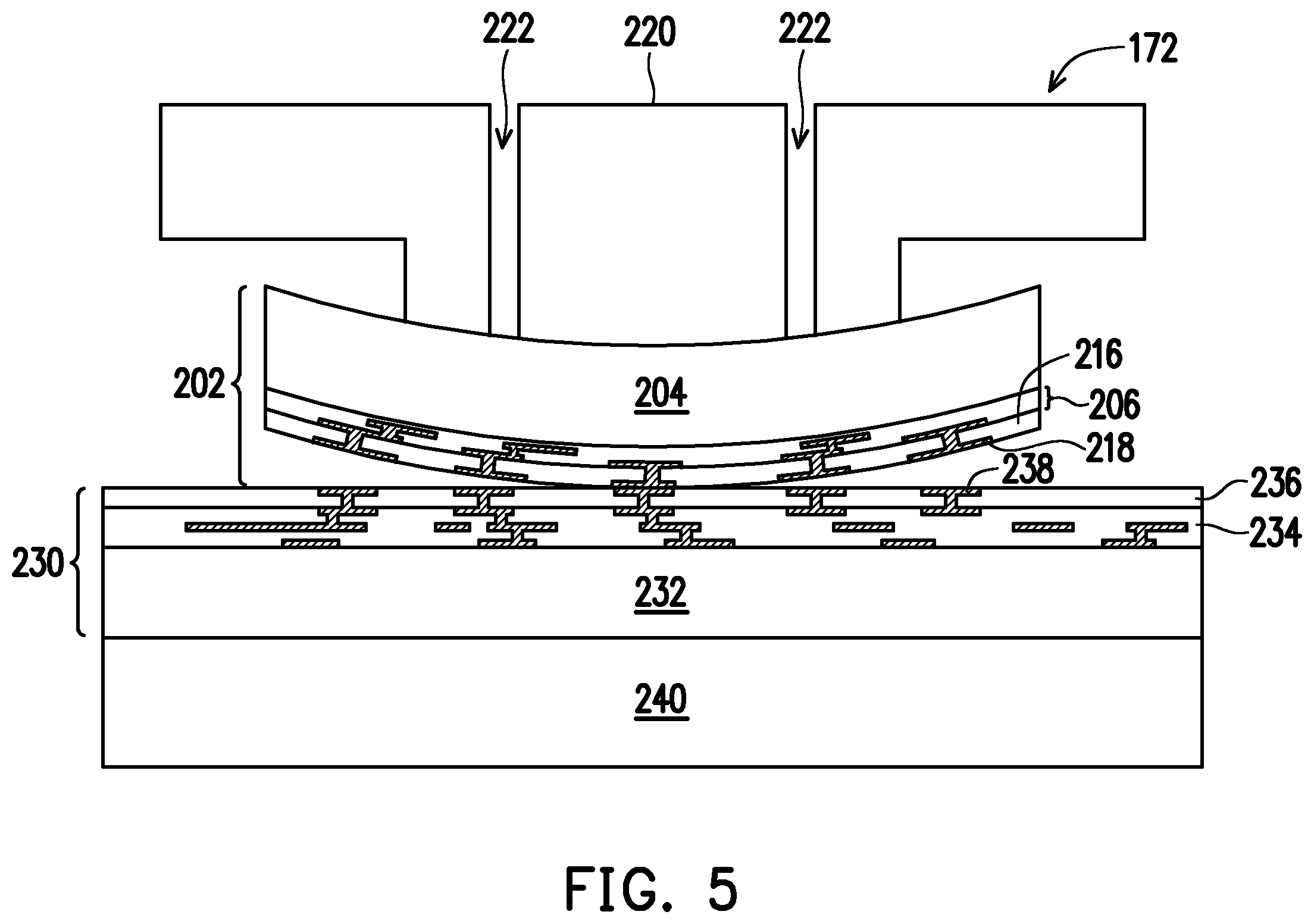 Patent US12368128 Figure 5 – Device bonding apparatus and method of manufacturing a package using the apparatus