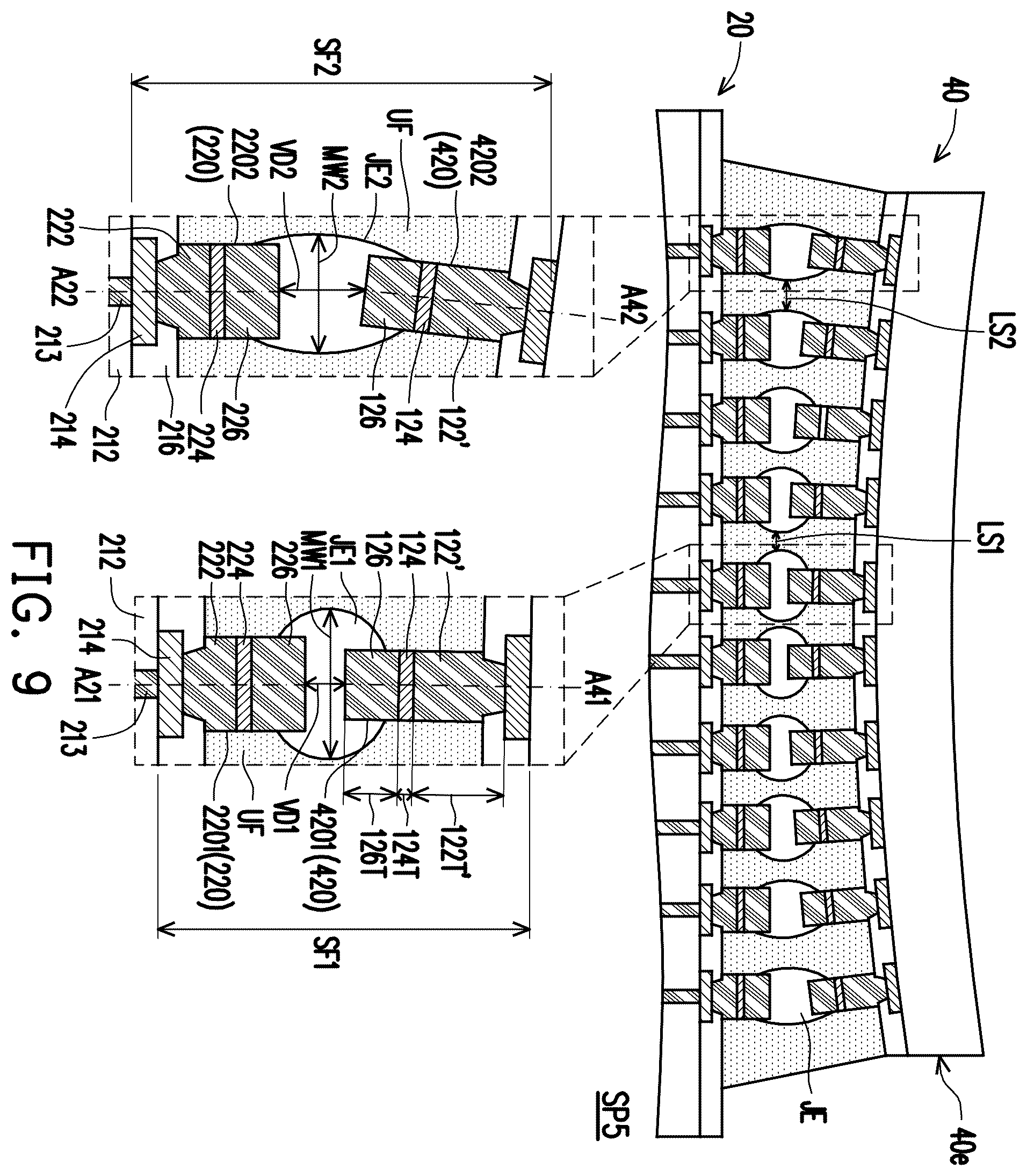 Patent US12368132 Figure 12 – Joint structure in semiconductor package and manufacturing method thereof