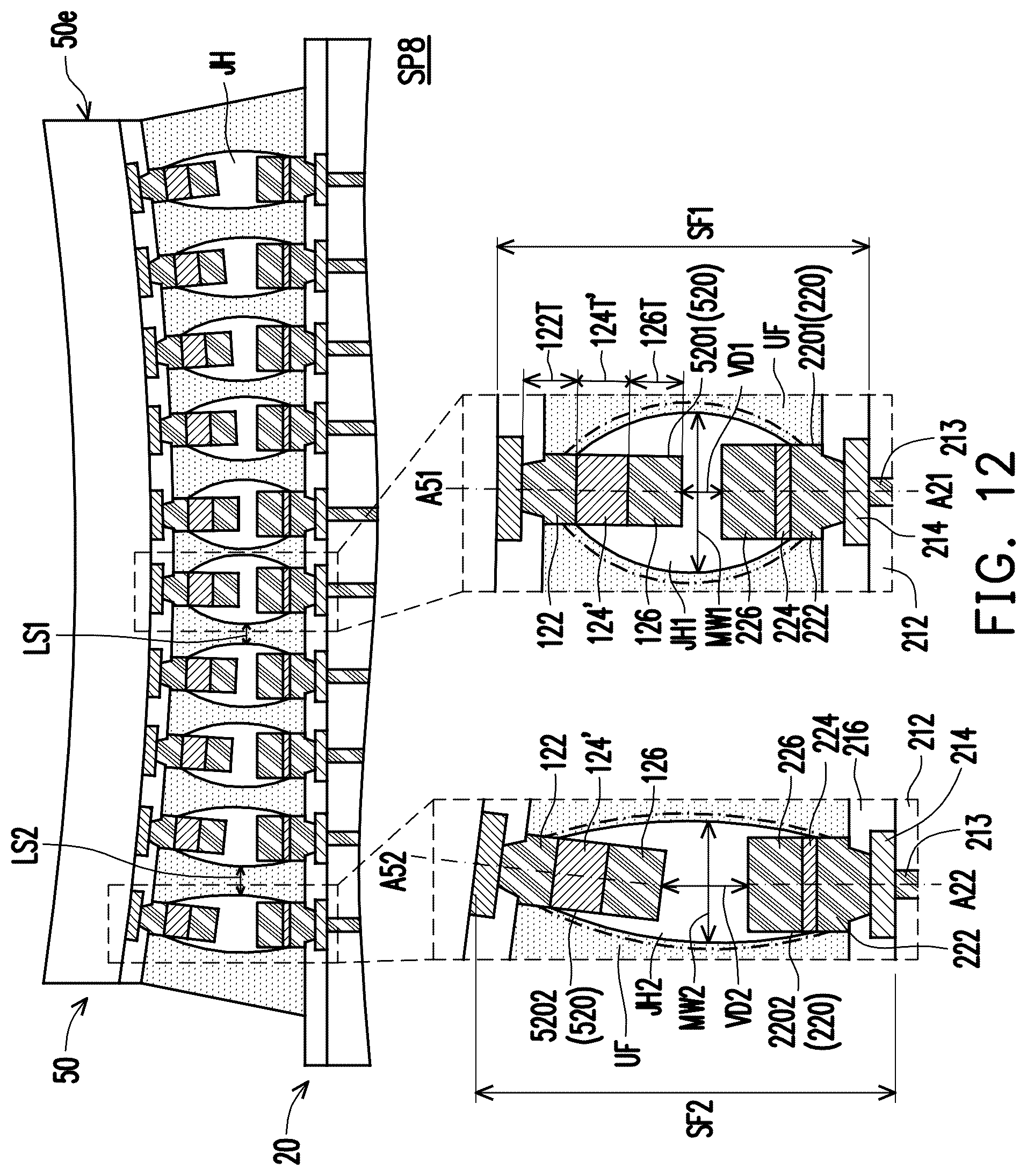 Patent US12368132 Figure 15 – Joint structure in semiconductor package and manufacturing method thereof