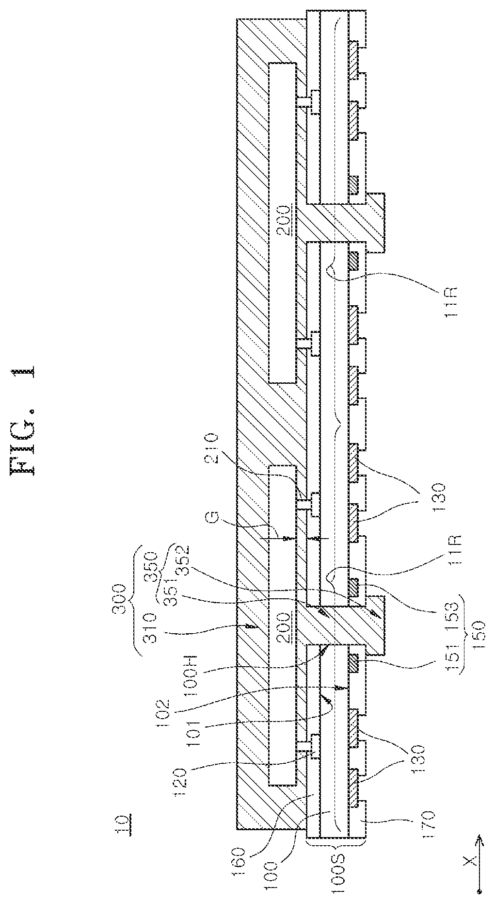 Patent US12368134 Figure 1 – Semiconductor packages including dam patterns and methods for manufacturing the same
