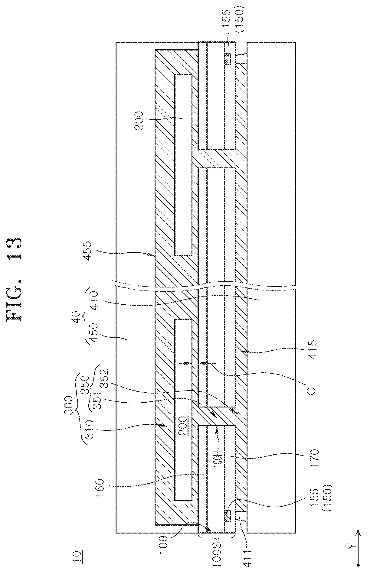 Patent US12368134 Figure 13 – Semiconductor packages including dam patterns and methods for manufacturing the same
