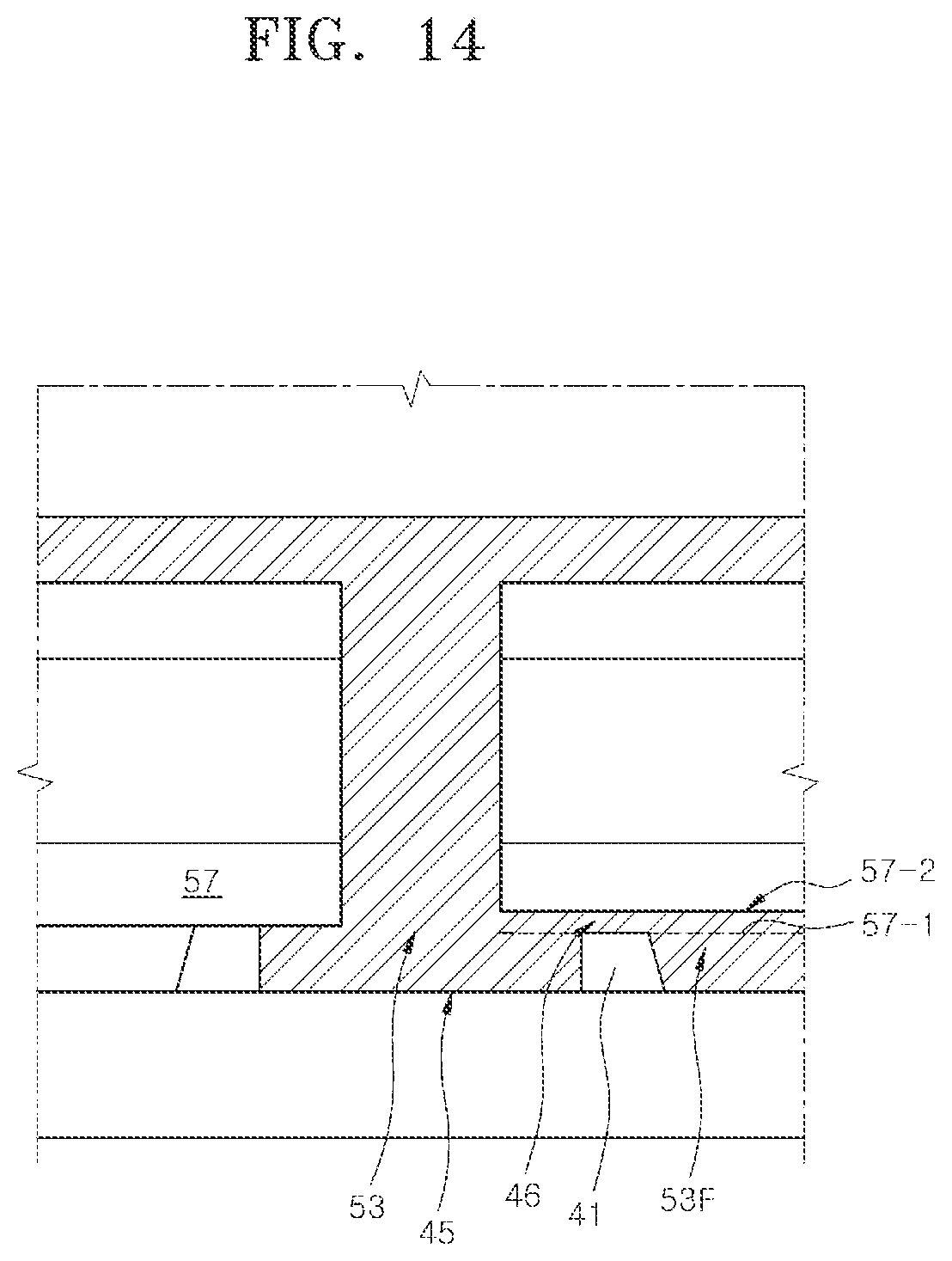 Patent US12368134 Figure 14 – Semiconductor packages including dam patterns and methods for manufacturing the same