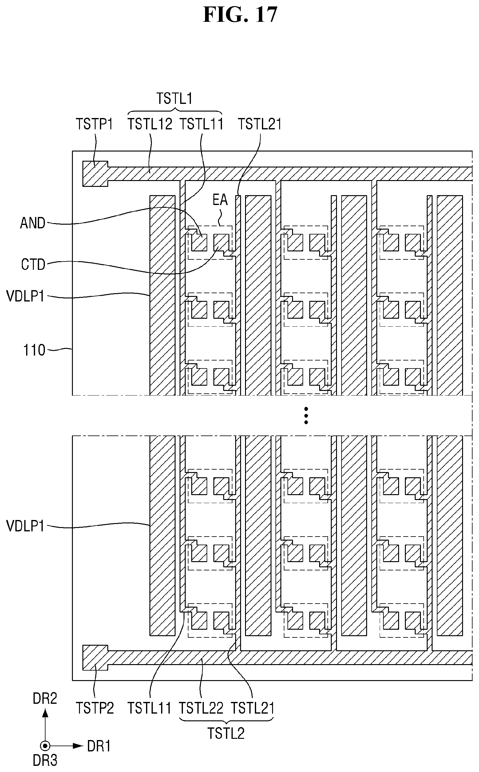 Patent US12368135 Figure 17 – Display device, and tiled display device including the display device