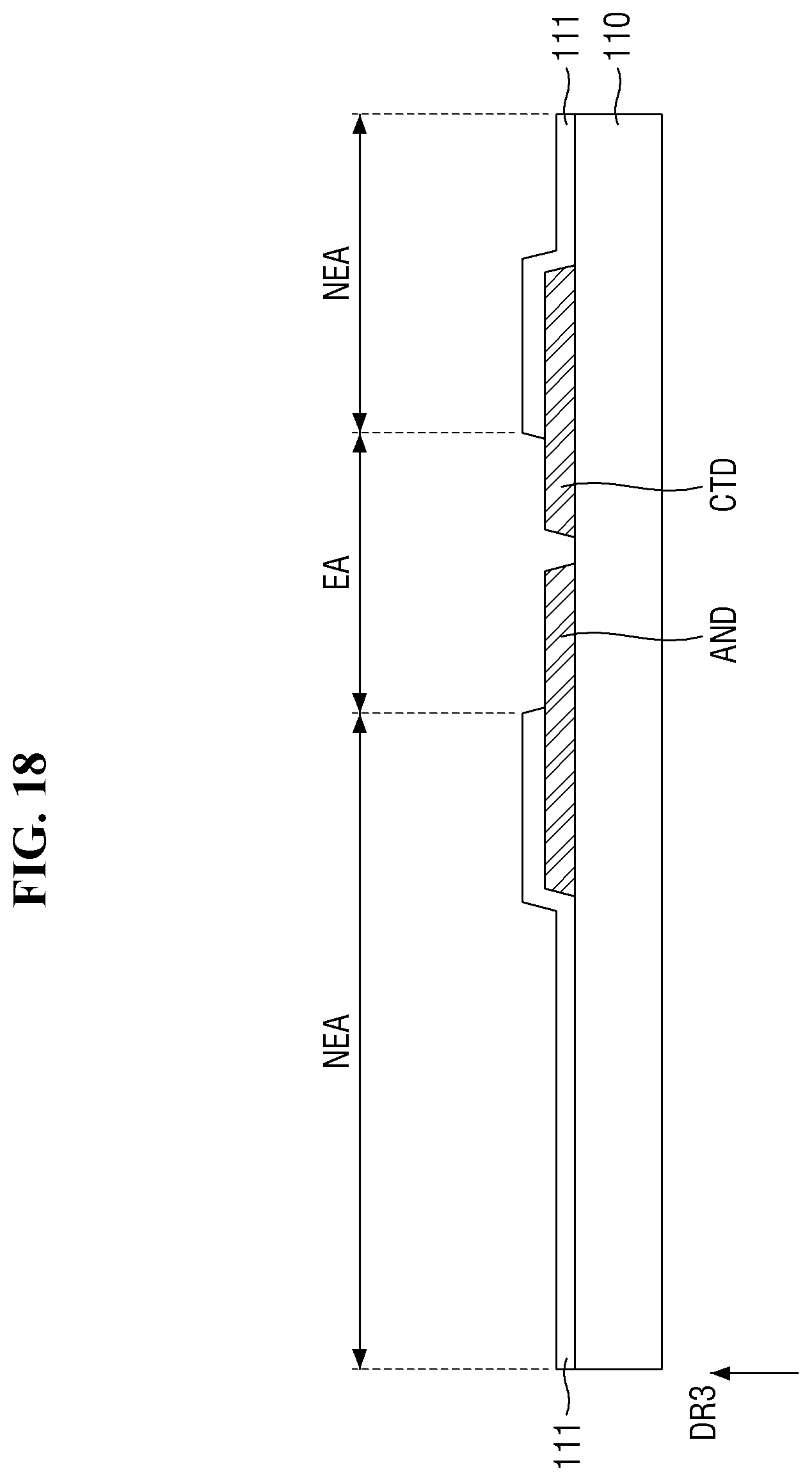 Patent US12368135 Figure 18 – Display device, and tiled display device including the display device