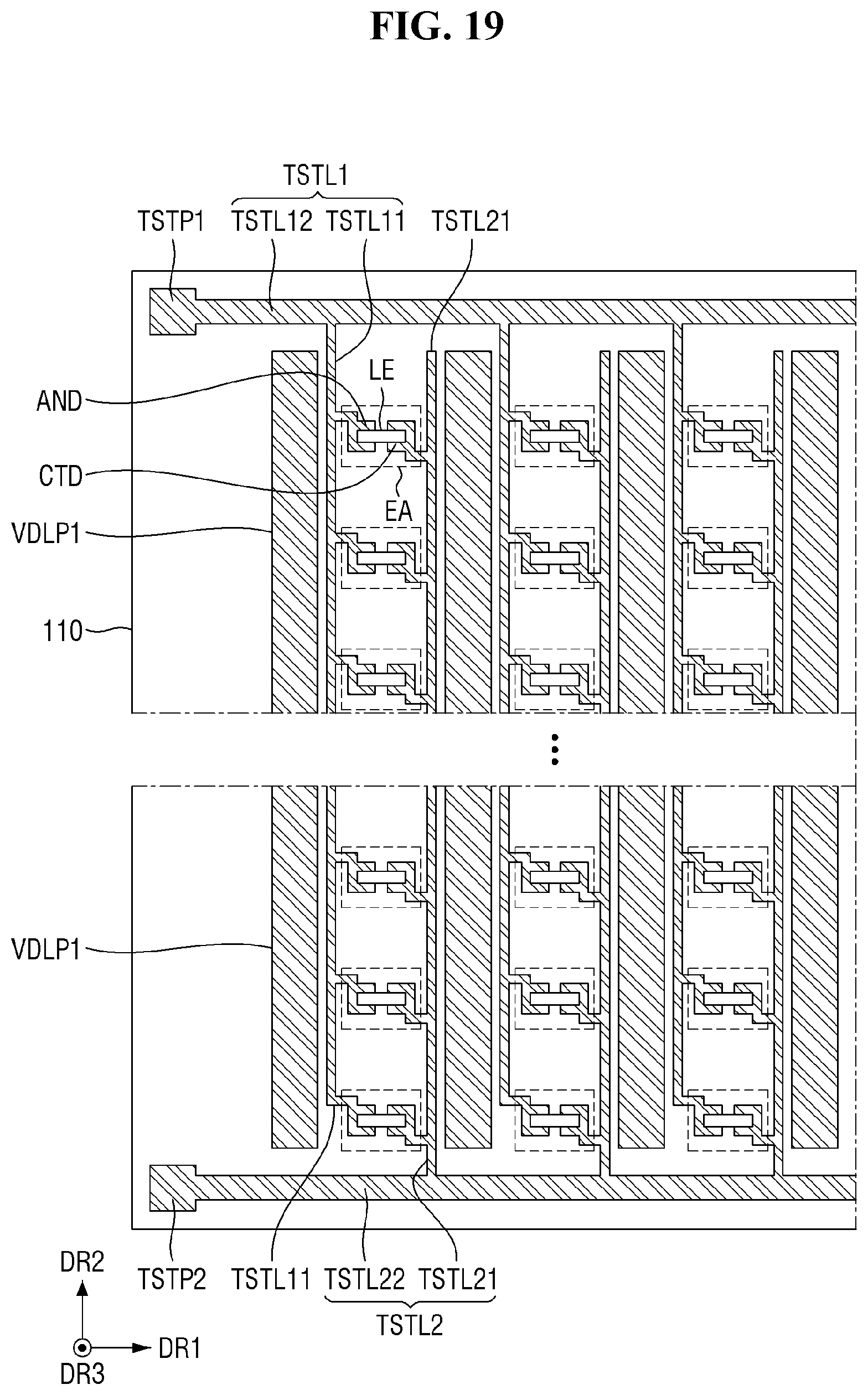 Patent US12368135 Figure 19 – Display device, and tiled display device including the display device