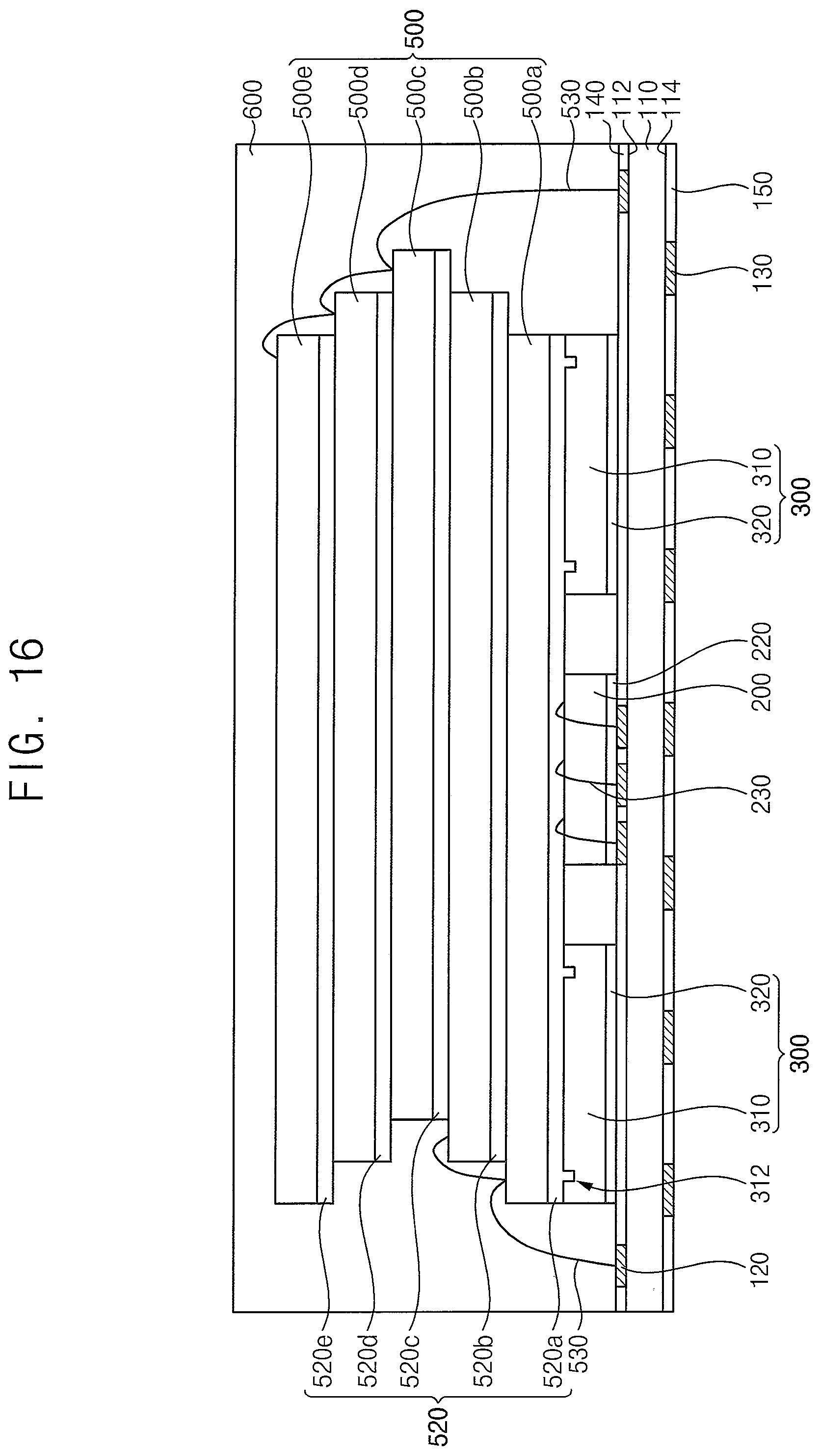 Patent US12368136 Figure 12 – Semiconductor package and a method of manufacturing the semiconductor package