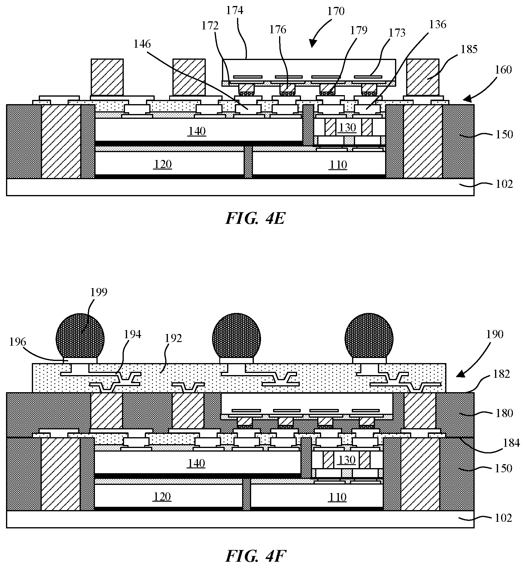 Patent US12368137 Figure 5 – High bandwidth die to die interconnect with package area reduction