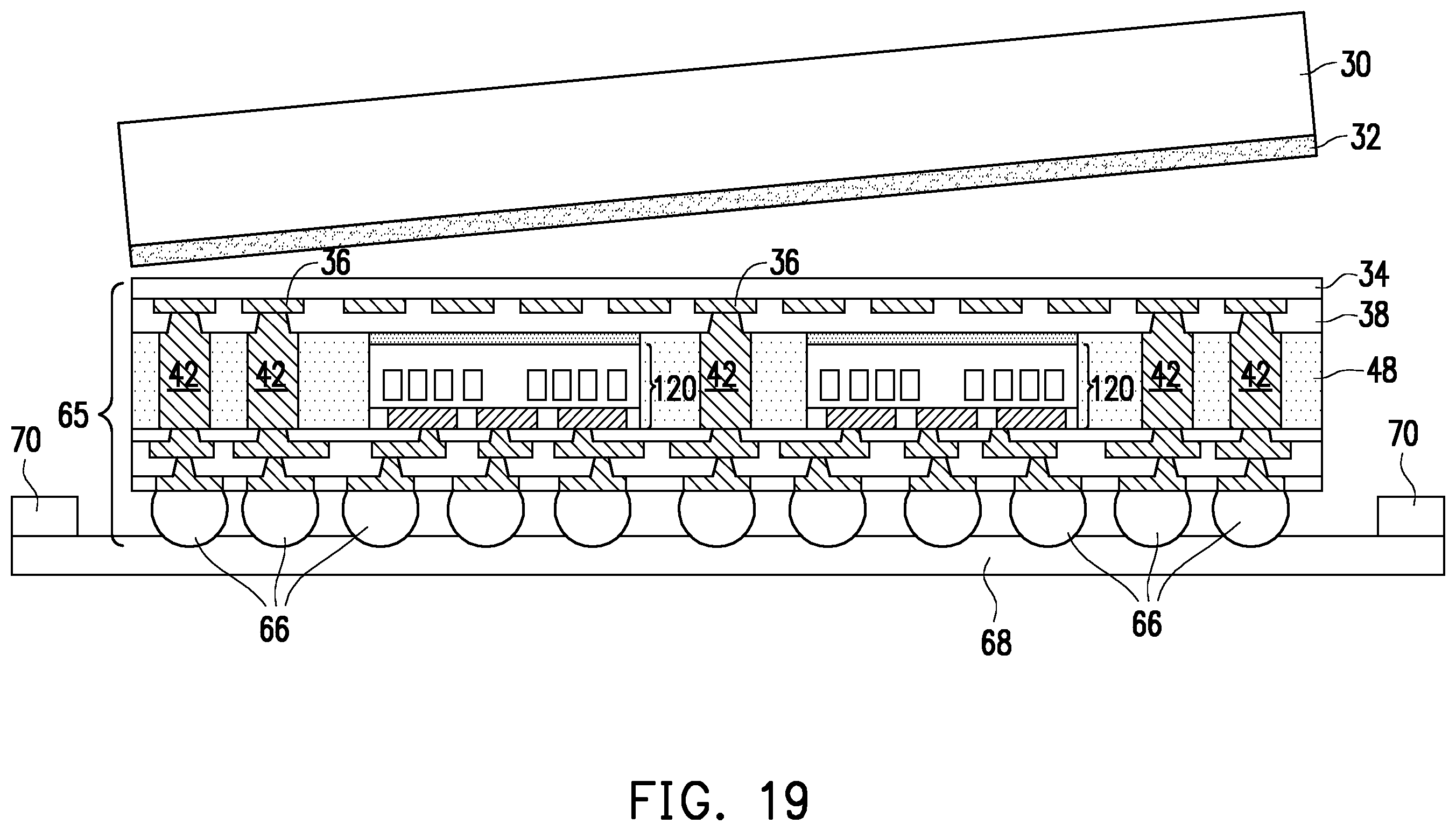 Patent US12368141 Figure 11 – IPD modules with flexible connection scheme in packaging