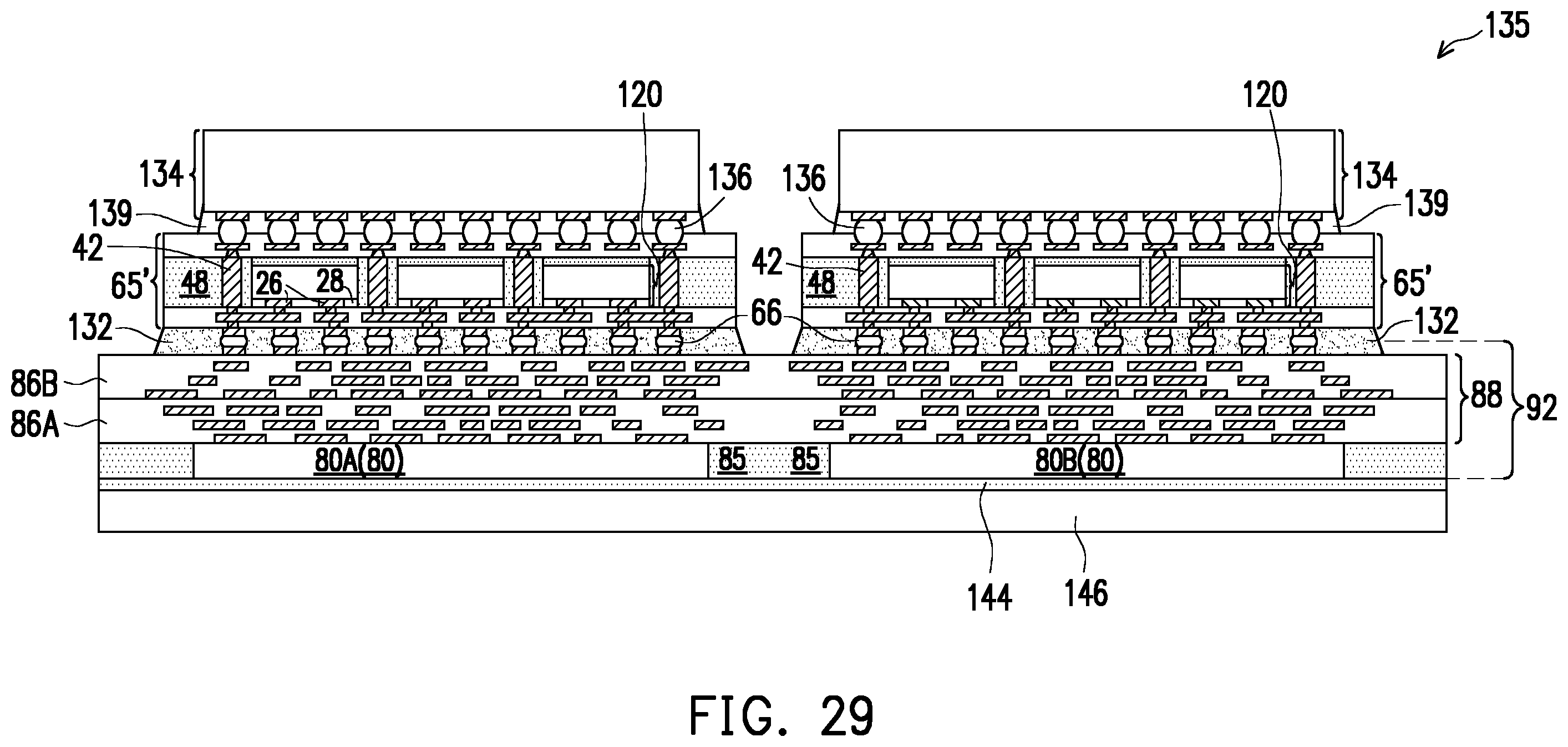 Patent US12368141 Figure 20 – IPD modules with flexible connection scheme in packaging