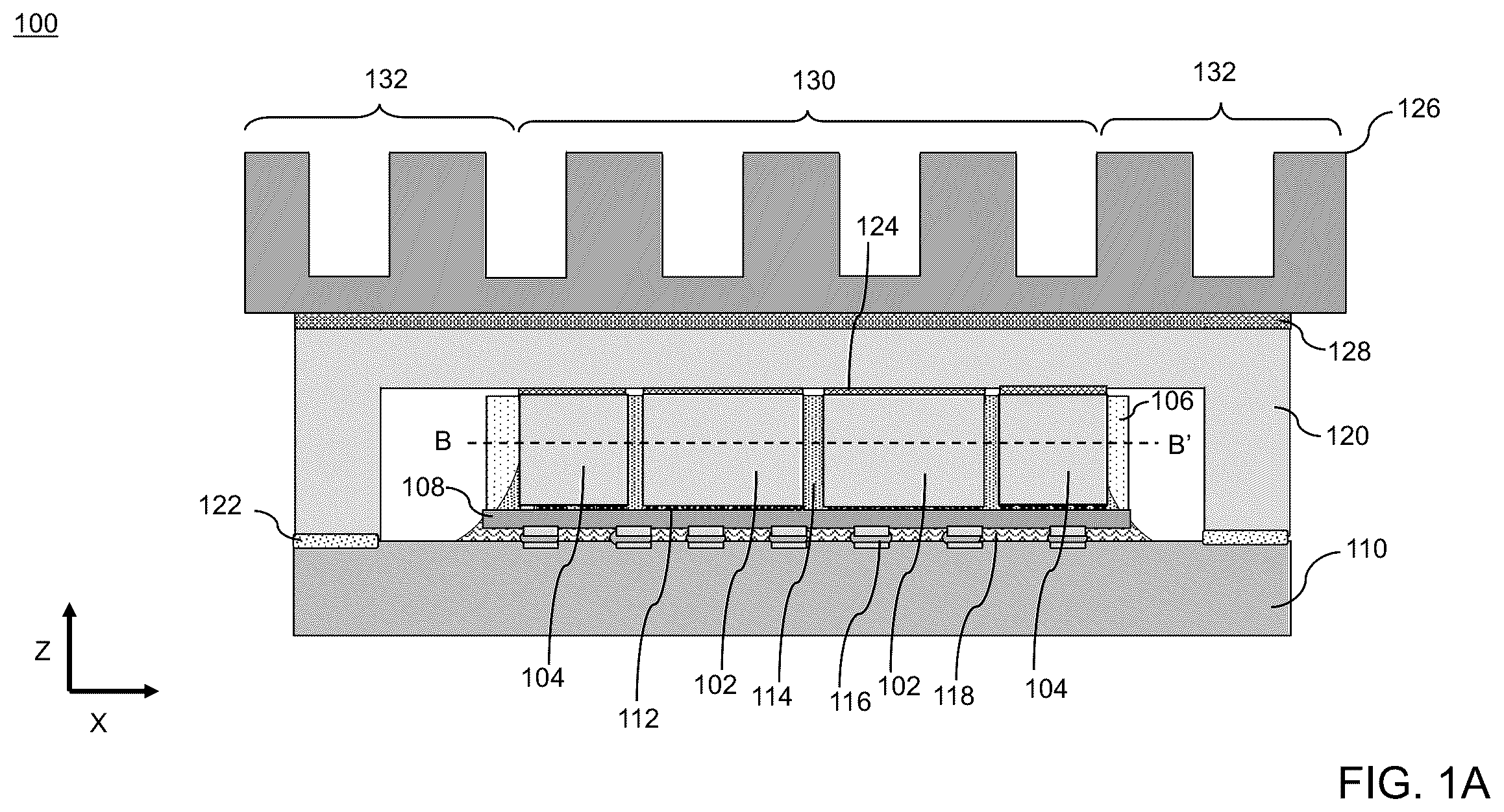 Patent US12368142 Figure 1 – Double side integration semiconductor package and method of forming the same
