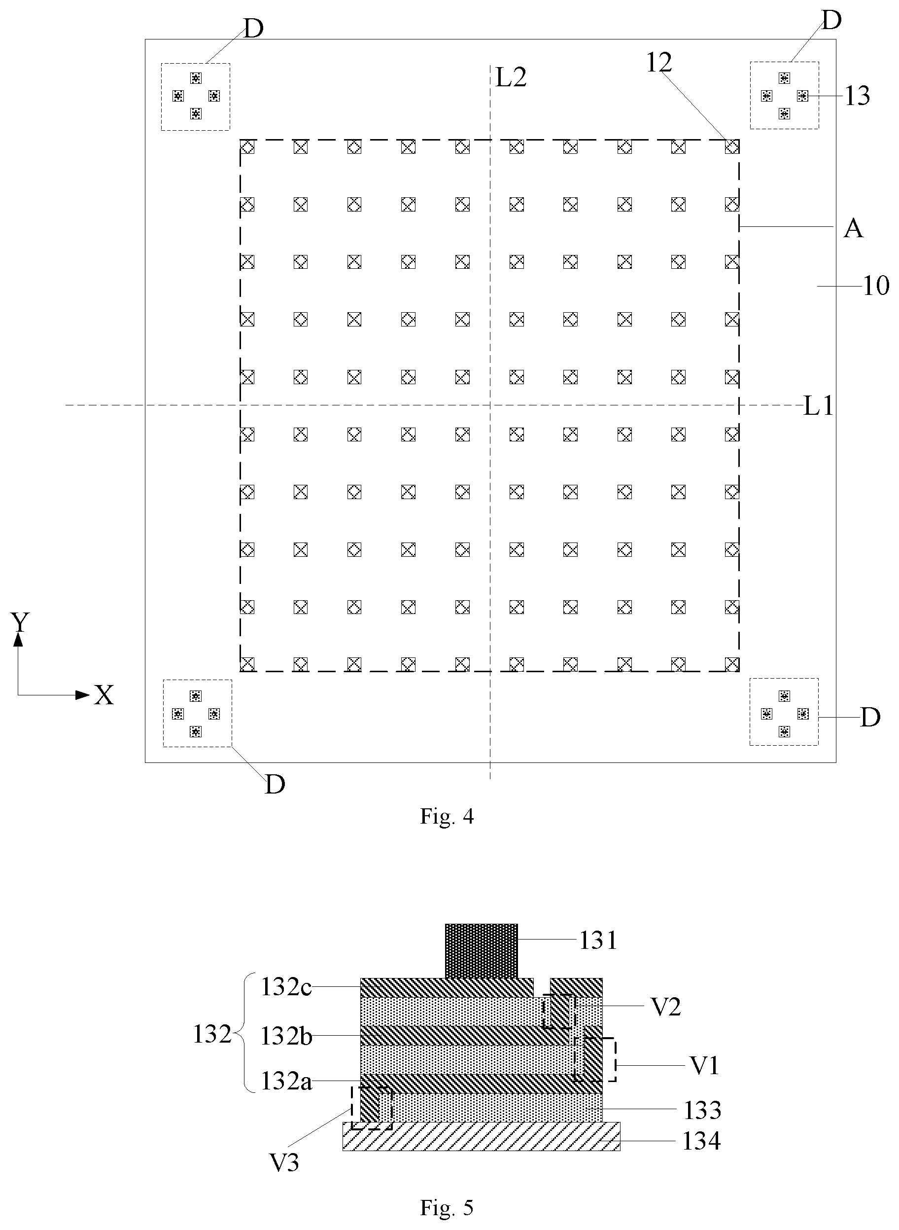 Patent US12368144 Figure 3 – Driving backplane, transfer method for light-emitting diode chip, display apparatus
