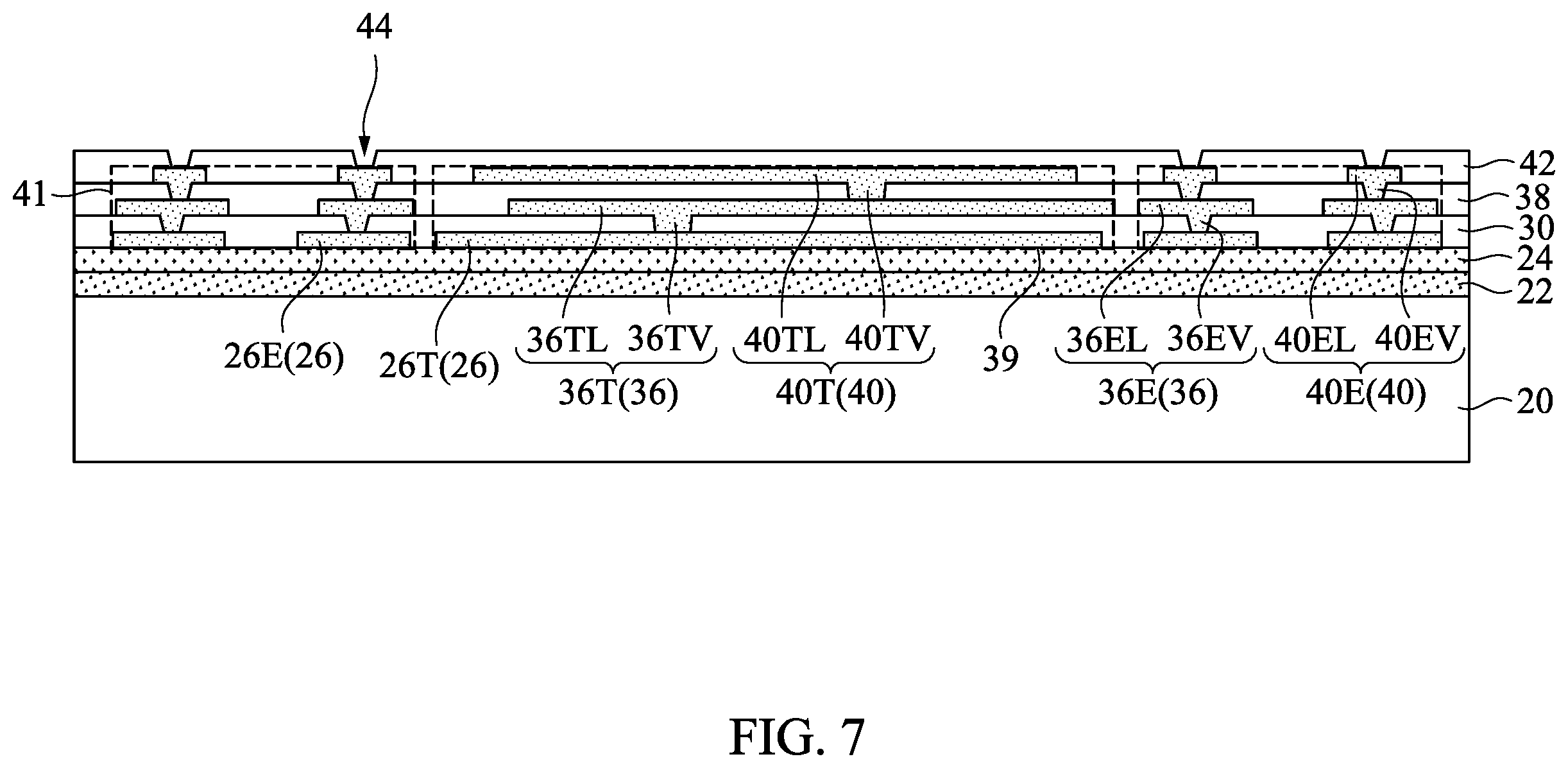 Patent US12368148 Figure 7 – Info packages including thermal dissipation blocks