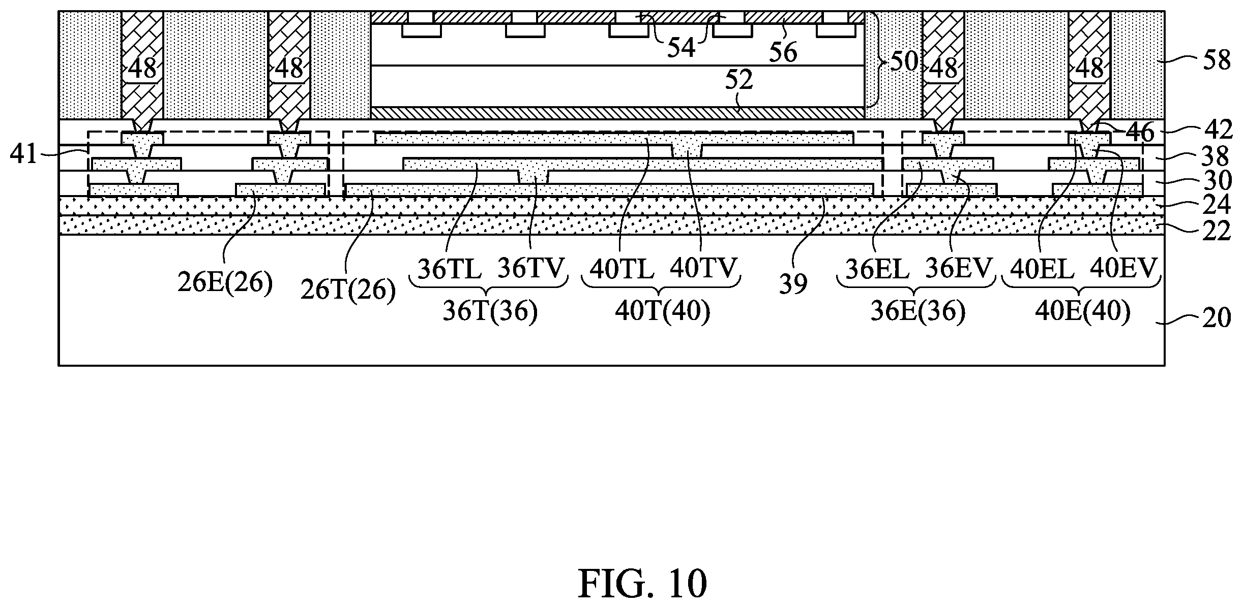 Patent US12368148 Figure 14 – Info packages including thermal dissipation blocks