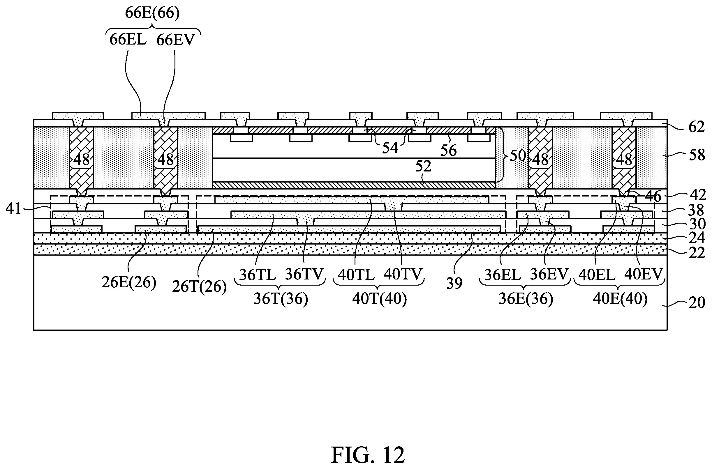 Patent US12368148 Figure 16 – Info packages including thermal dissipation blocks