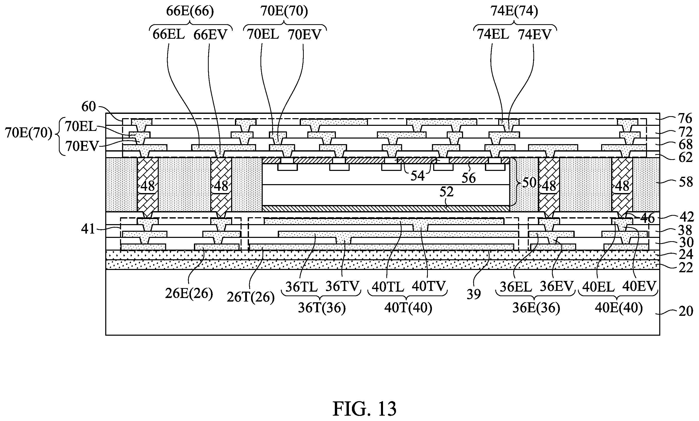 Patent US12368148 Figure 17 – Info packages including thermal dissipation blocks