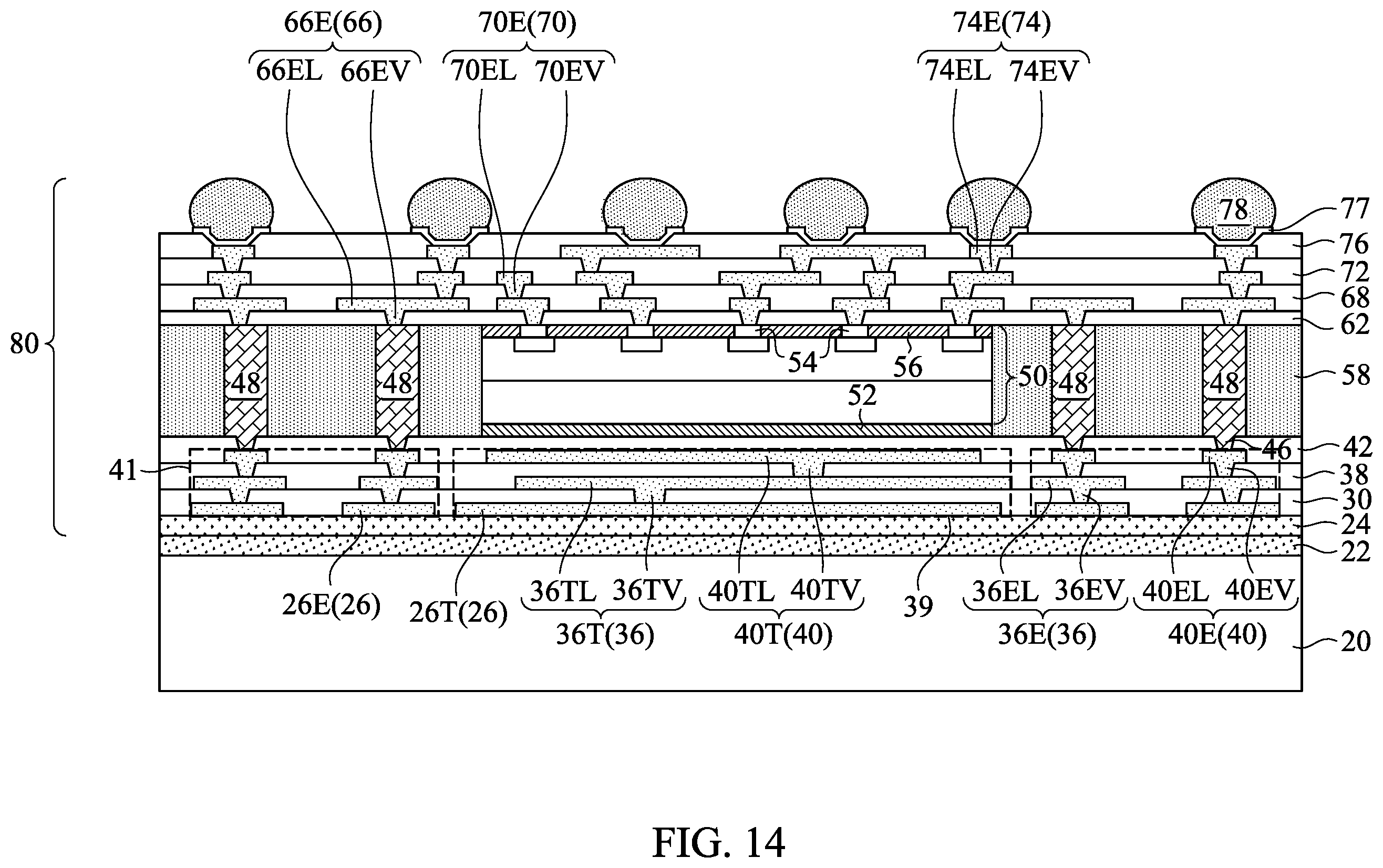 Patent US12368148 Figure 18 – Info packages including thermal dissipation blocks