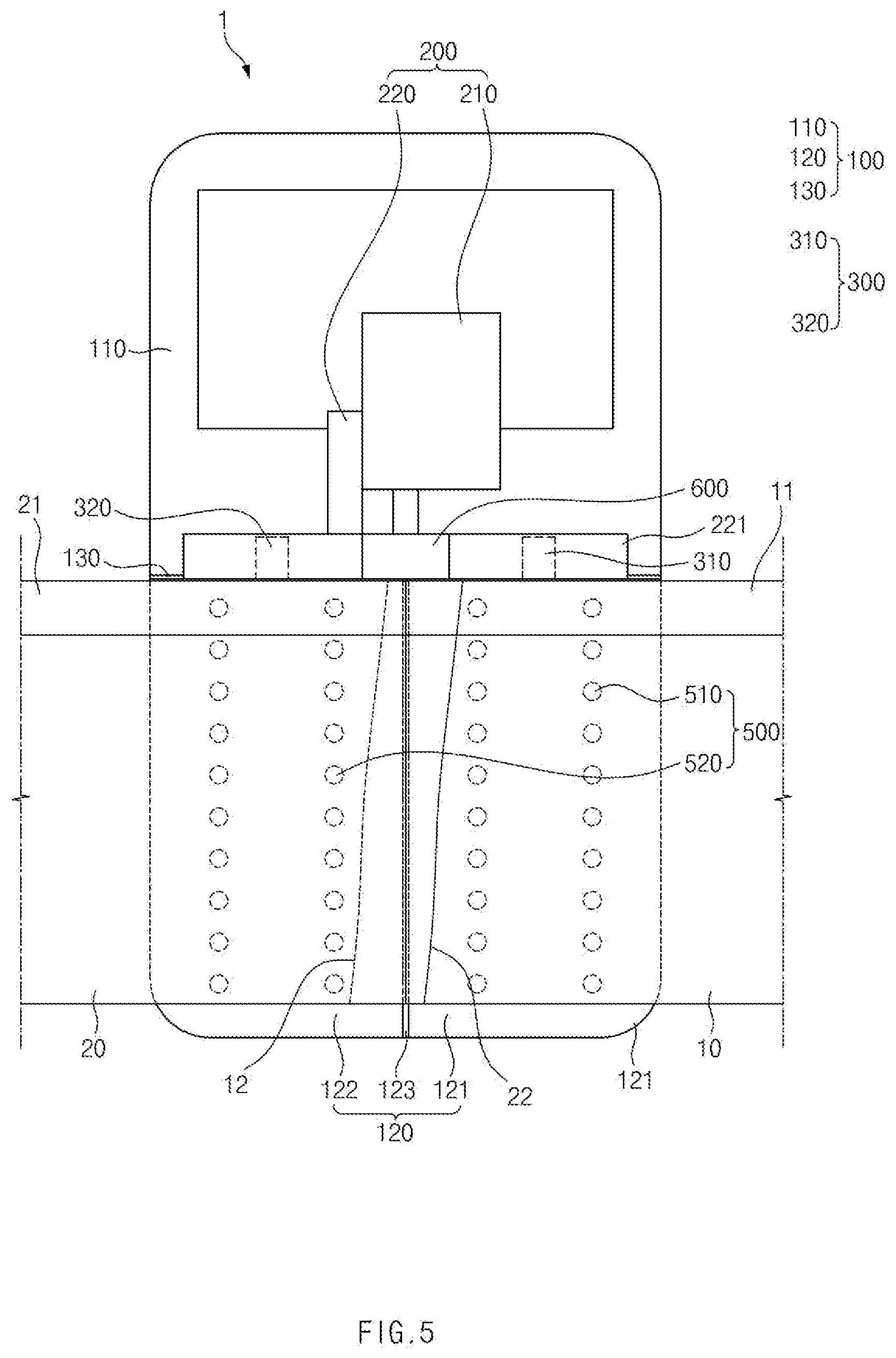 Patent US12368179 Figure 5 – Electrode connecting device, electrode connecting method, and notching machine comprising same