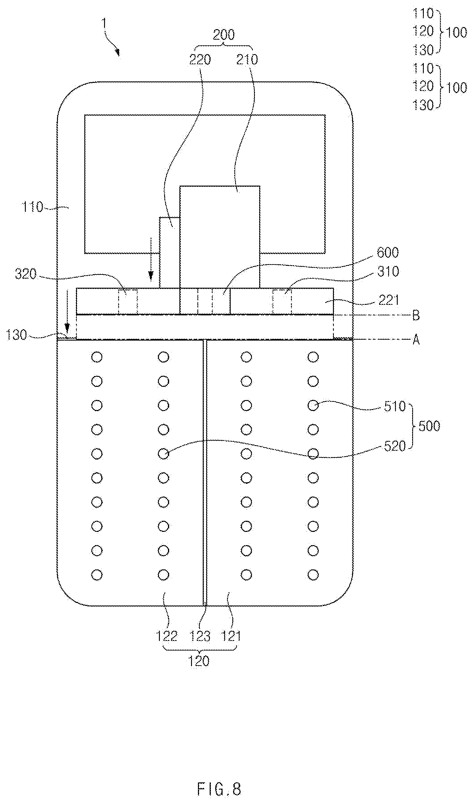 Patent US12368179 Figure 8 – Electrode connecting device, electrode connecting method, and notching machine comprising same