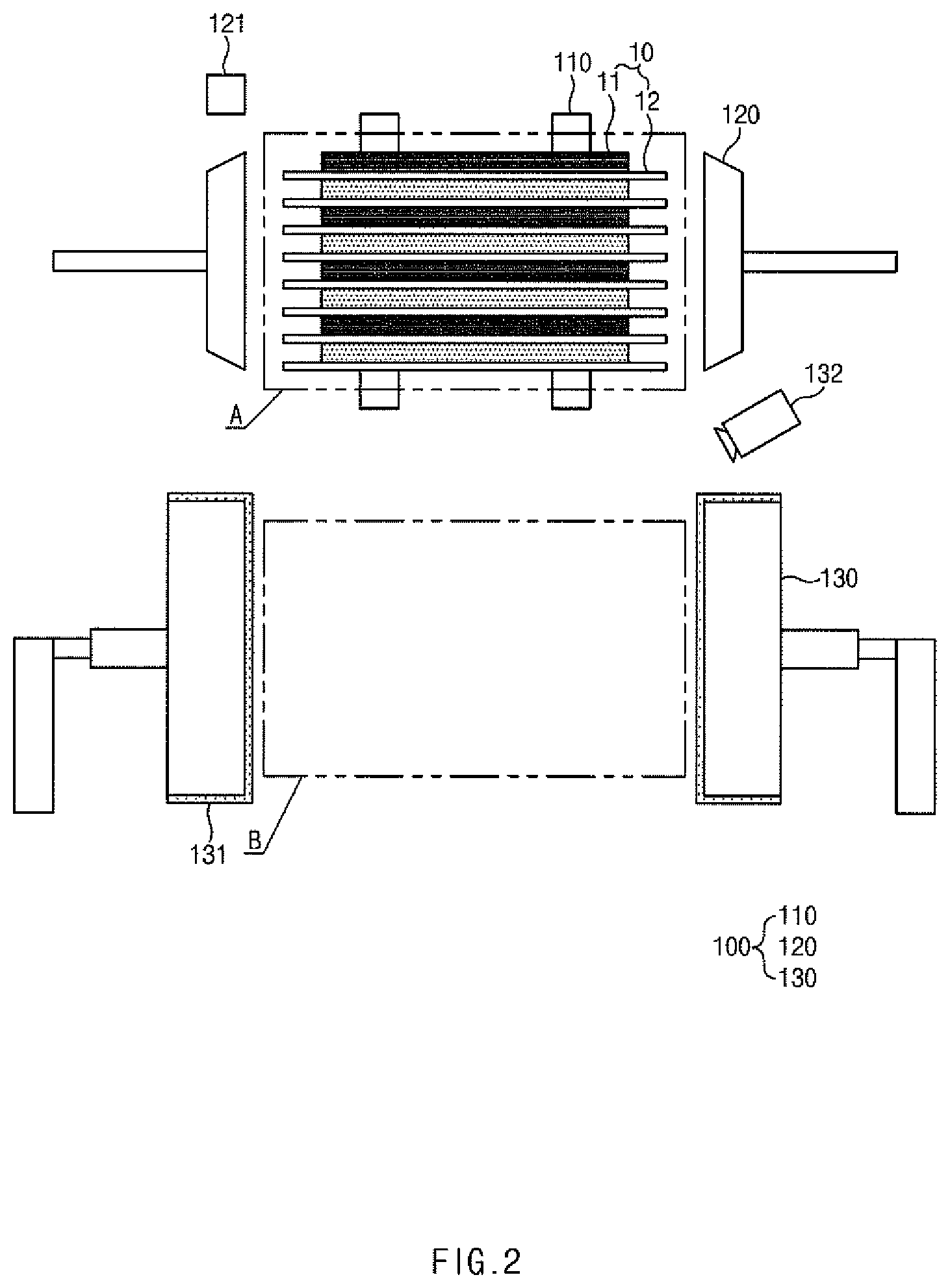 Patent US12368181 Figure 2 – Electrode assembly, and apparatus and method for manufacturing the same