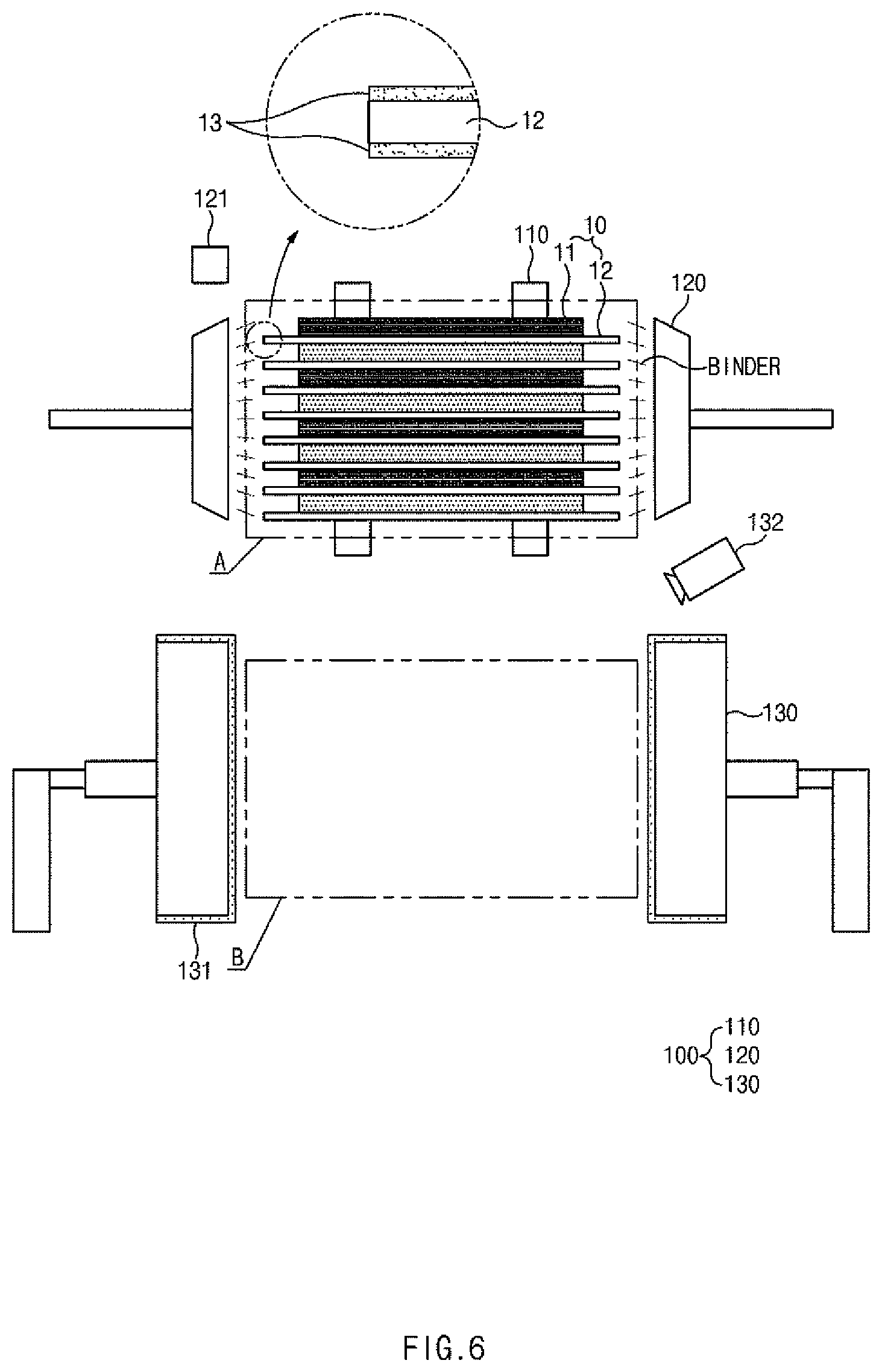 Patent US12368181 Figure 6 – Electrode assembly, and apparatus and method for manufacturing the same