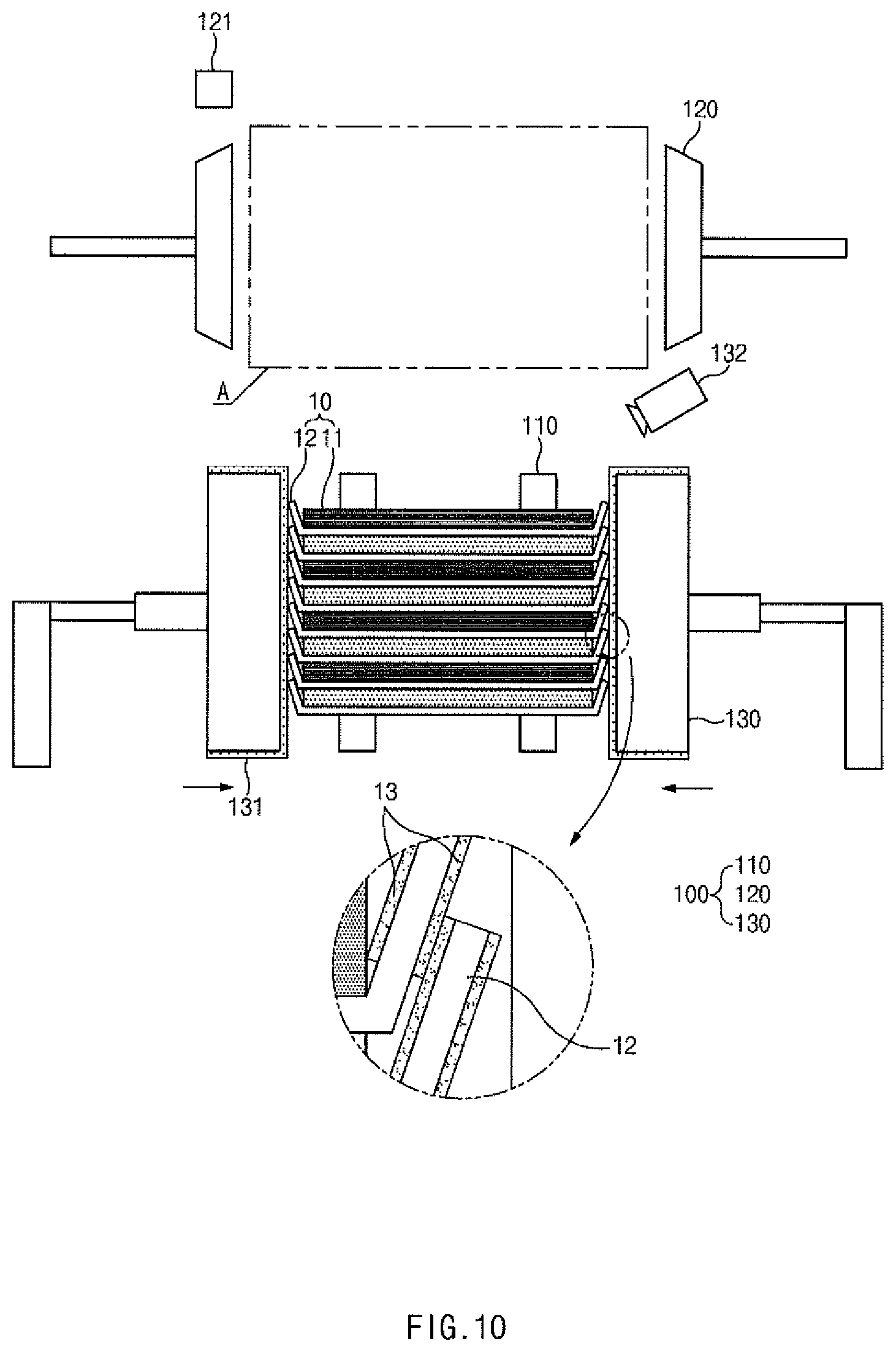 Patent US12368181 Figure 10 – Electrode assembly, and apparatus and method for manufacturing the same