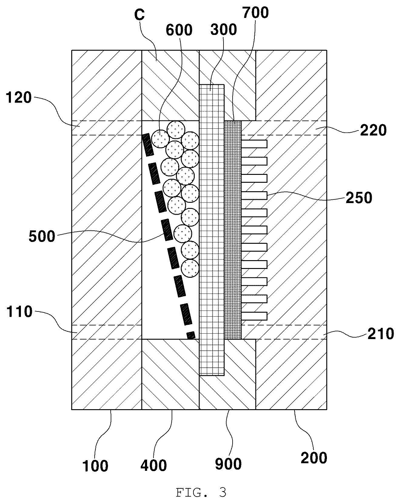 Patent US12368197 Figure 2 – Pellet-type anode-fed metal-carbon dioxide battery and a hydrogen generation and carbon dioxide storage system including same