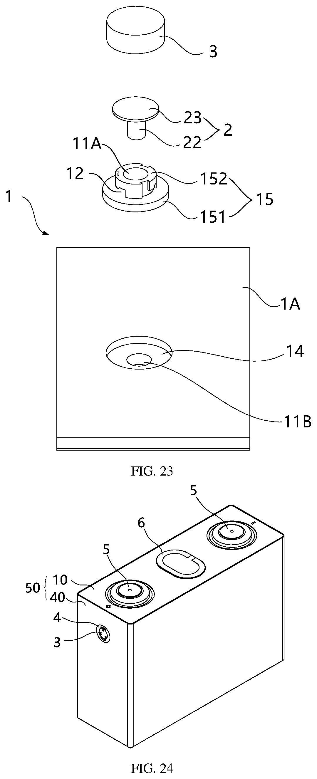 Patent US12368201 Figure 9 – End cover assembly, battery cell, battery, power consumption device and liquid injection method