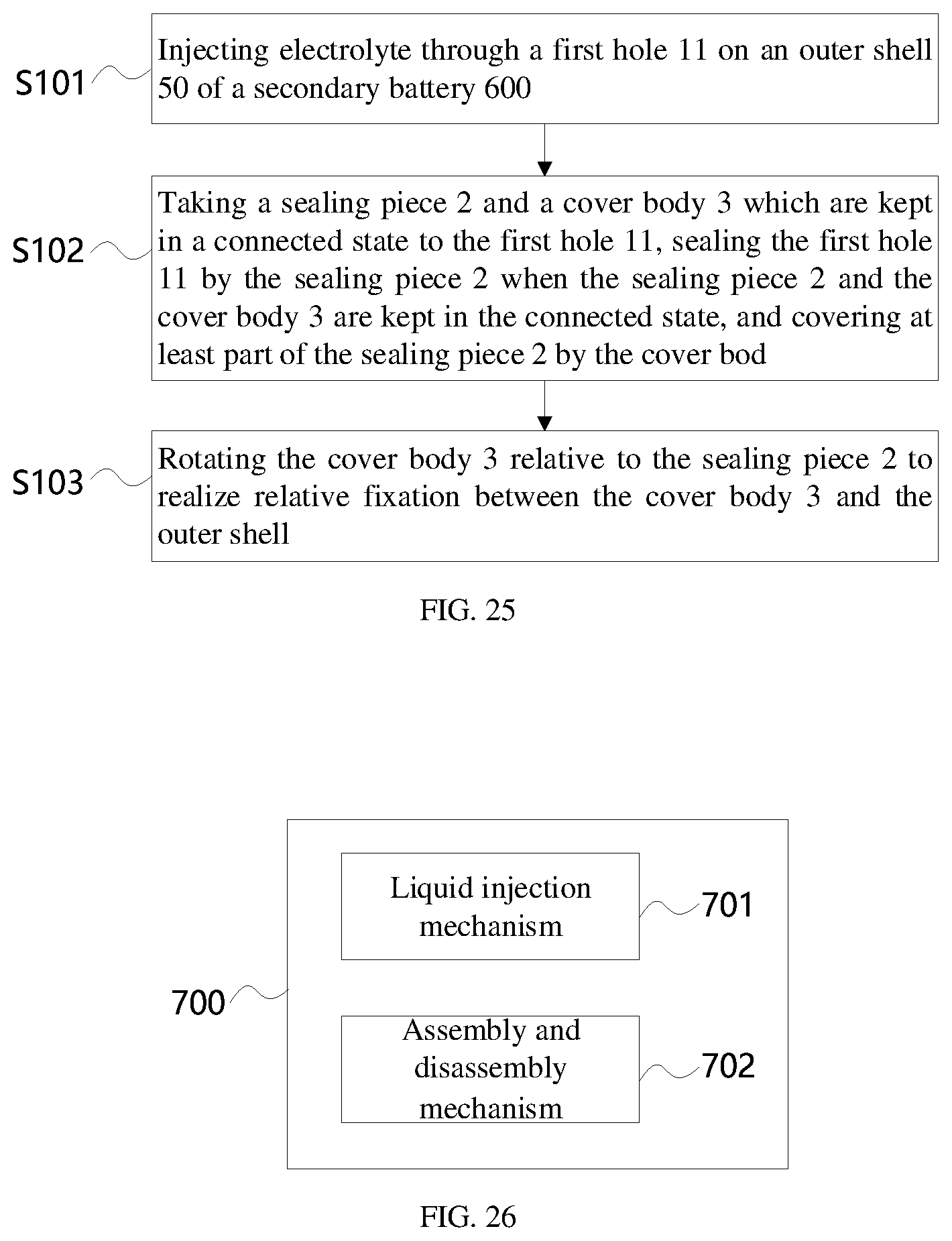 Patent US12368201 Figure 10 – End cover assembly, battery cell, battery, power consumption device and liquid injection method