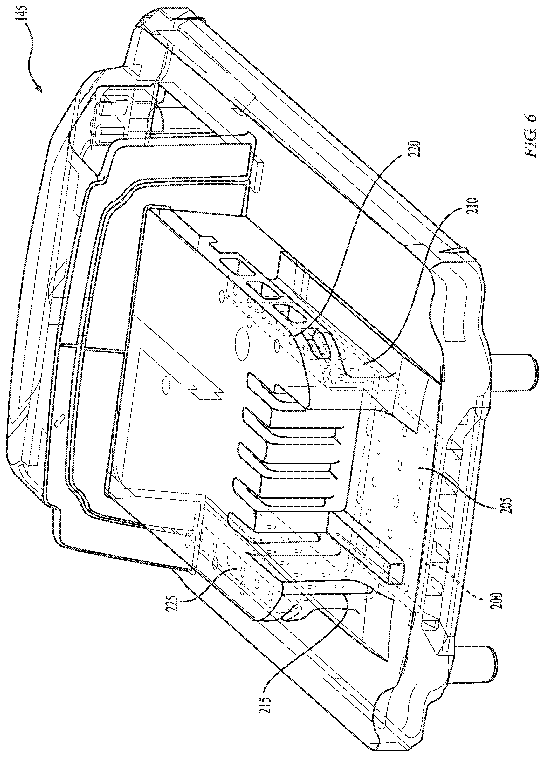 Patent US12368205 Figure 5 – Support member for battery pack top housing