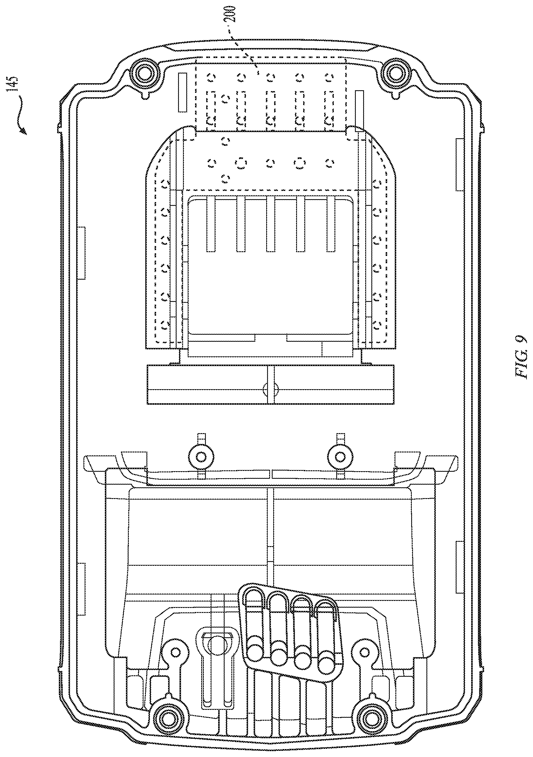 Patent US12368205 Figure 8 – Support member for battery pack top housing