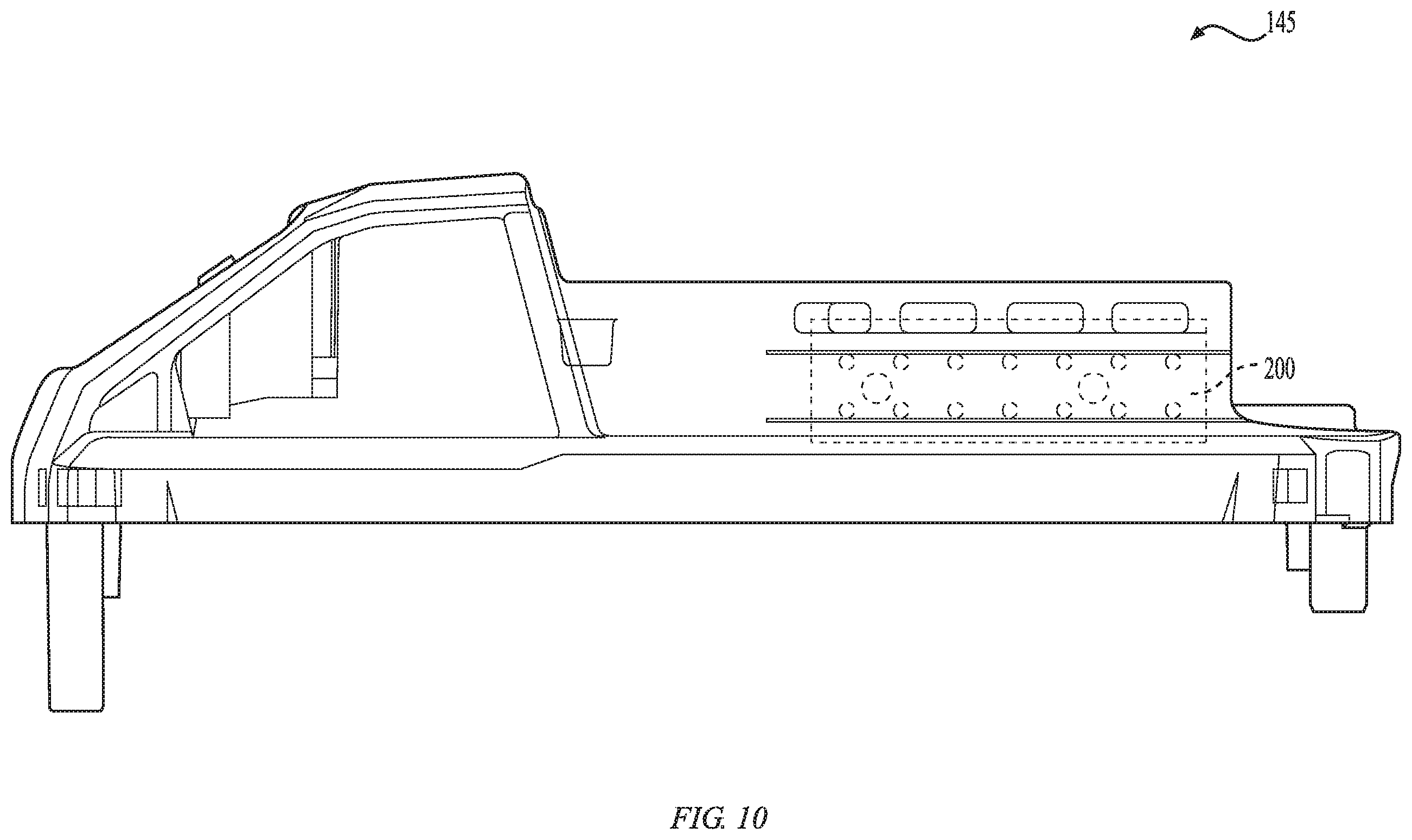 Patent US12368205 Figure 9 – Support member for battery pack top housing