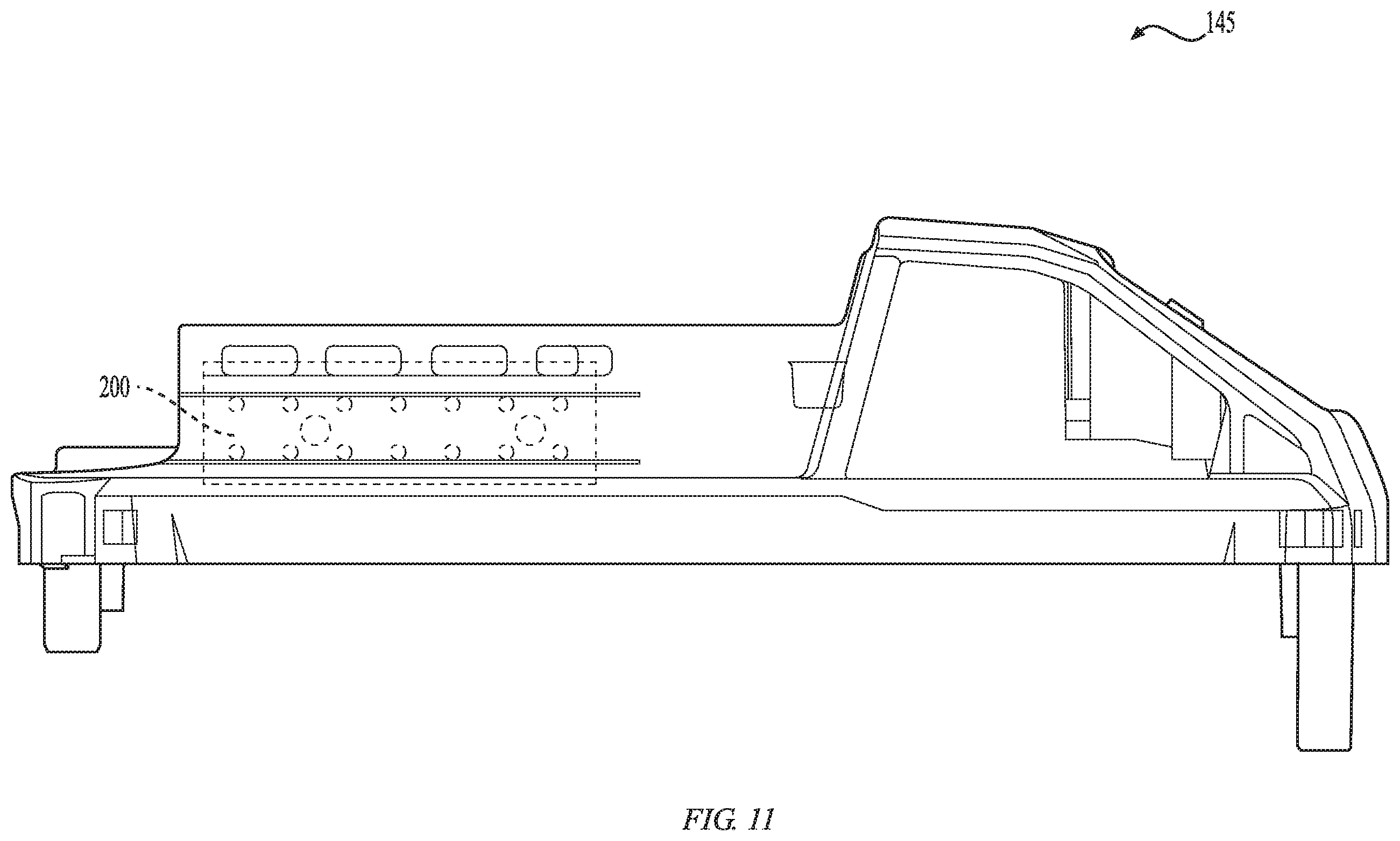 Patent US12368205 Figure 10 – Support member for battery pack top housing