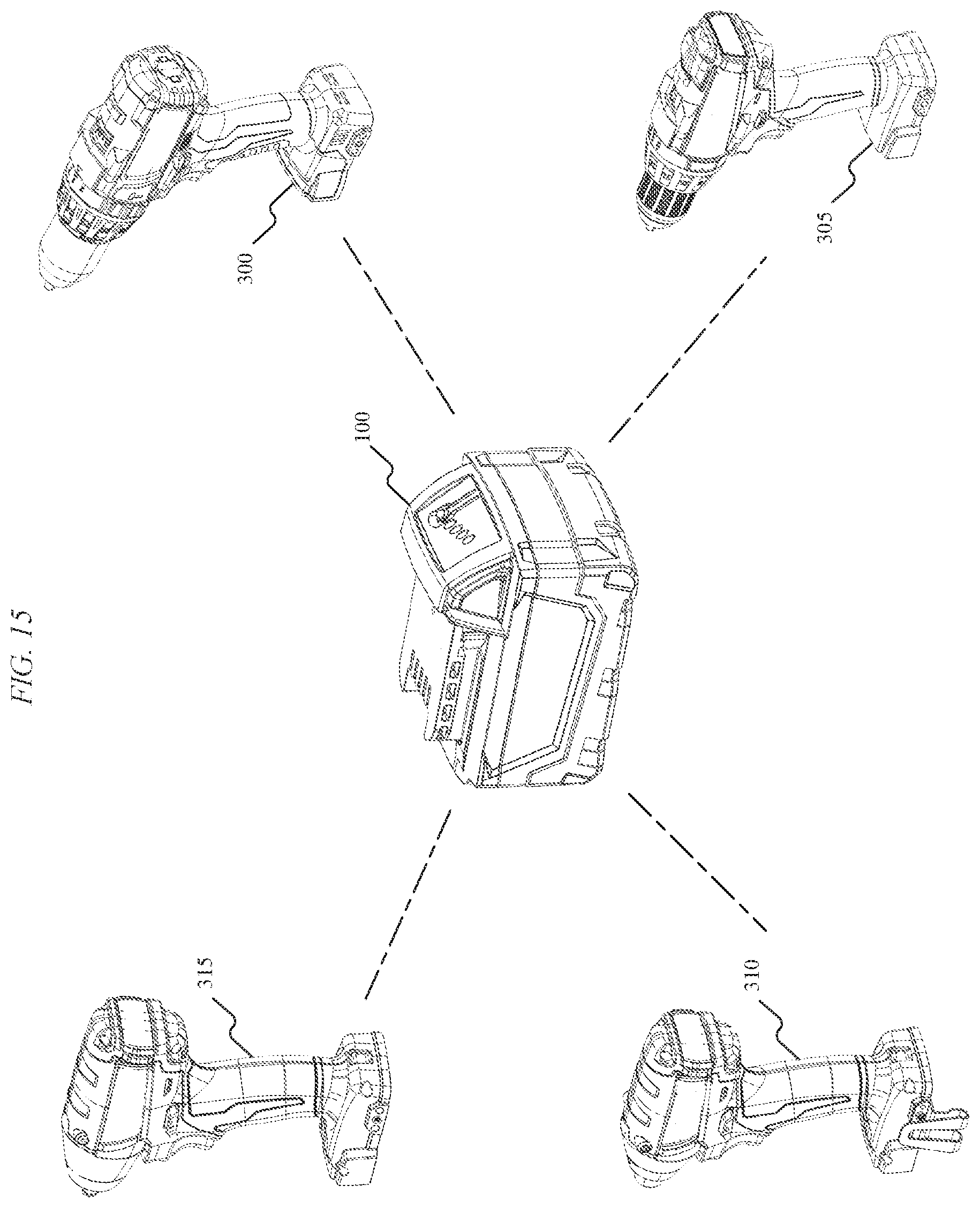 Patent US12368205 Figure 14 – Support member for battery pack top housing