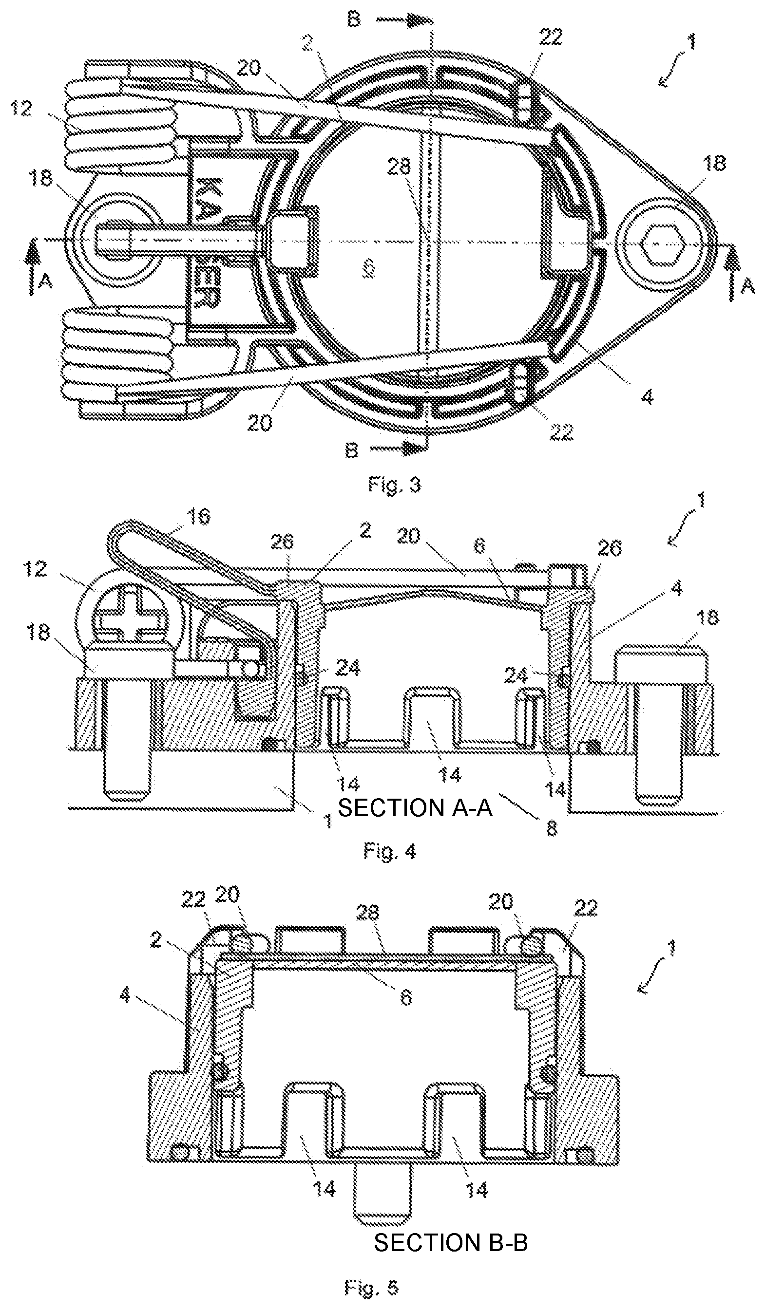 Patent US12368208 Figure 2 – Protective device for a housing