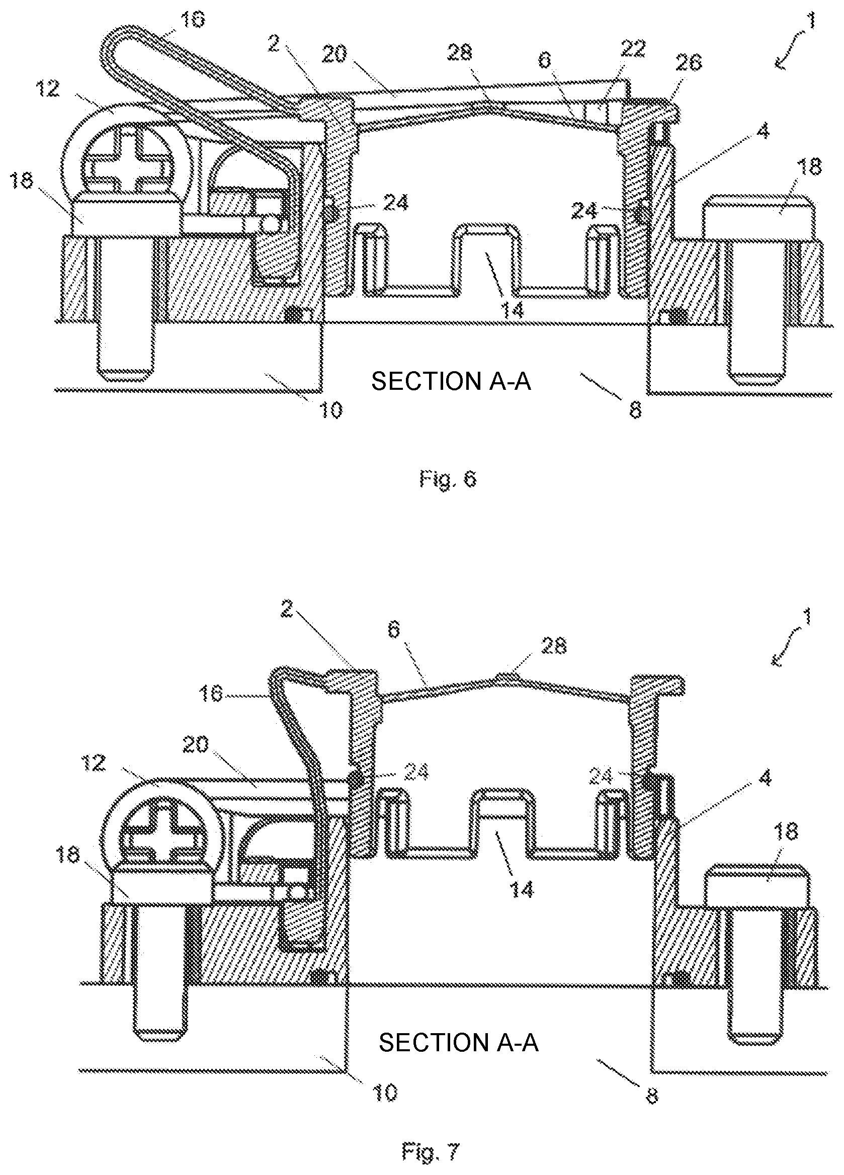 Patent US12368208 Figure 3 – Protective device for a housing