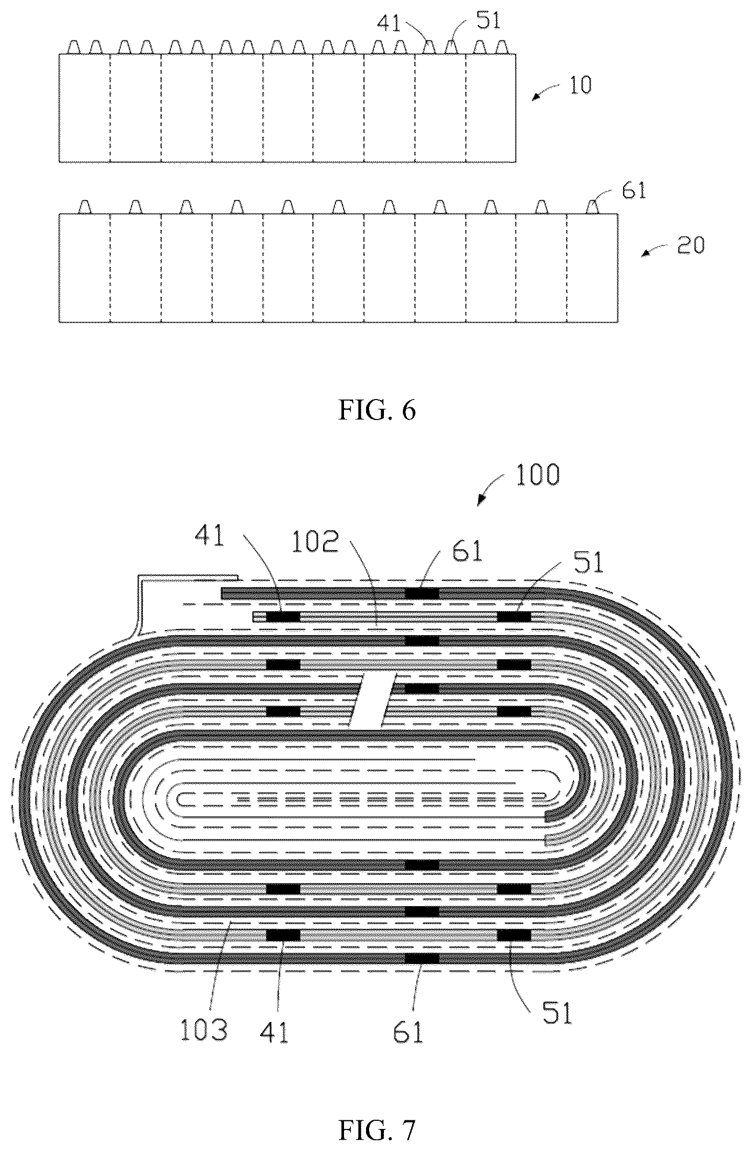 Patent US12368218 Figure 4 – Electrode assembly including at least three tabs and battery