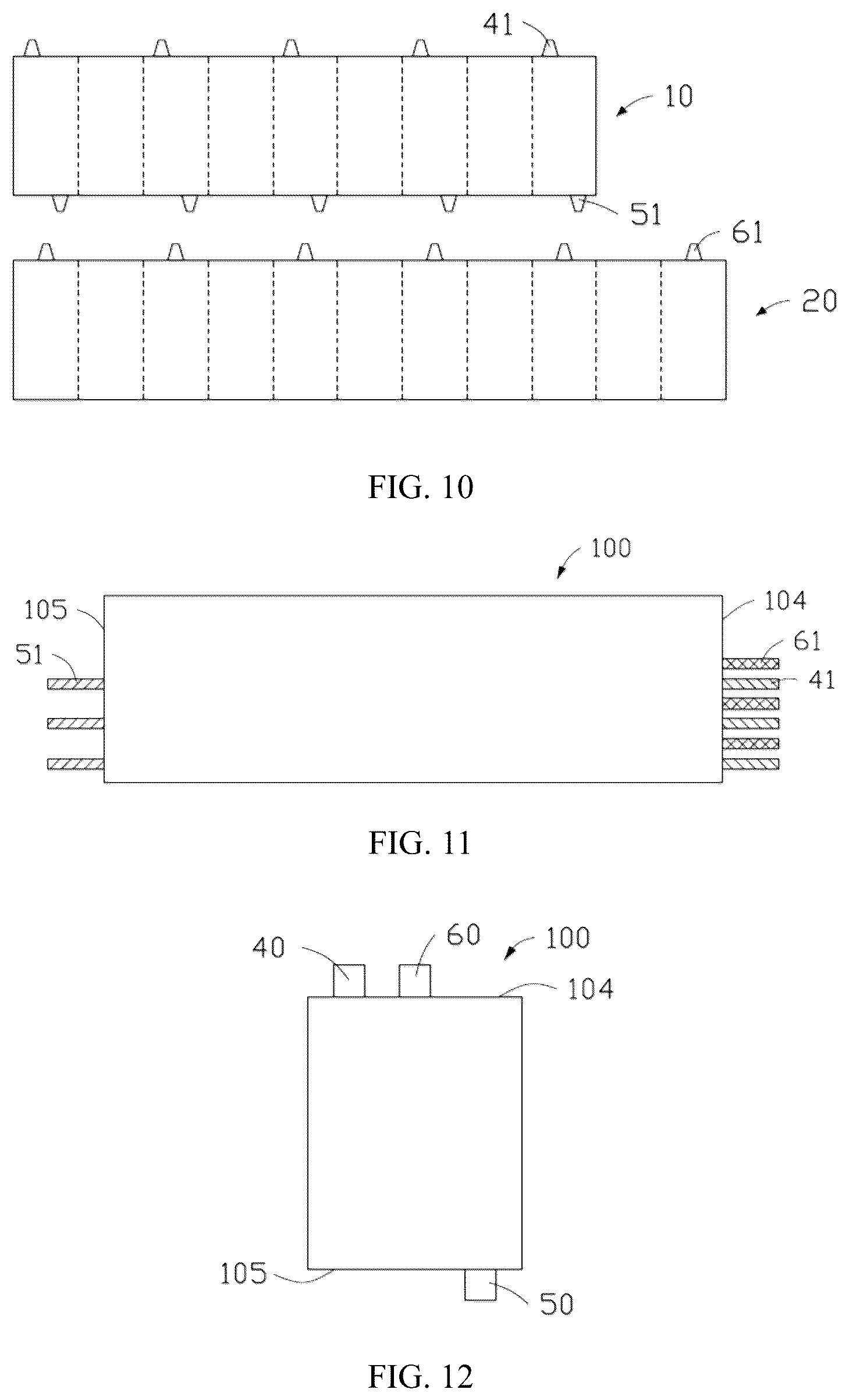 Patent US12368218 Figure 6 – Electrode assembly including at least three tabs and battery