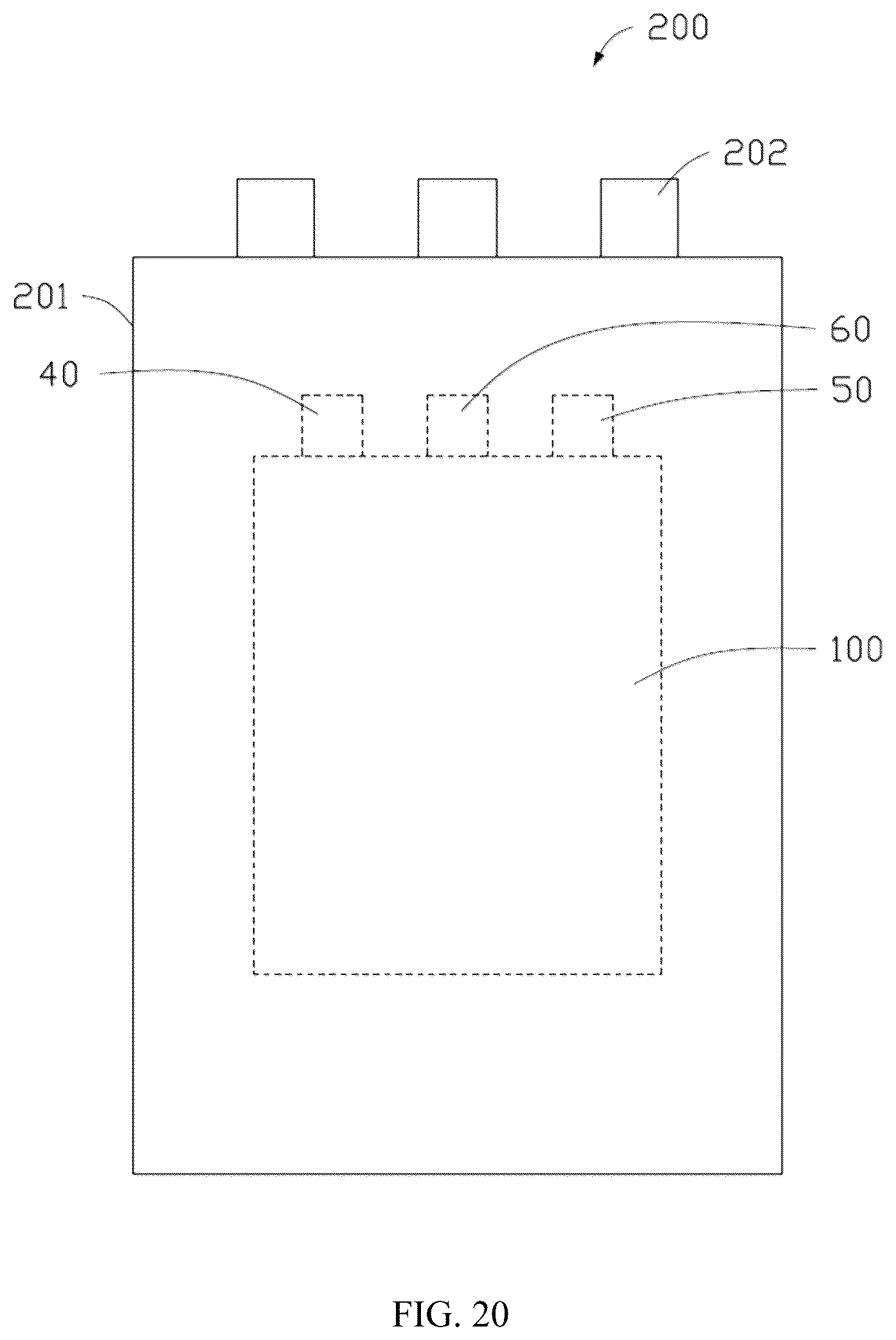 Patent US12368218 Figure 10 – Electrode assembly including at least three tabs and battery