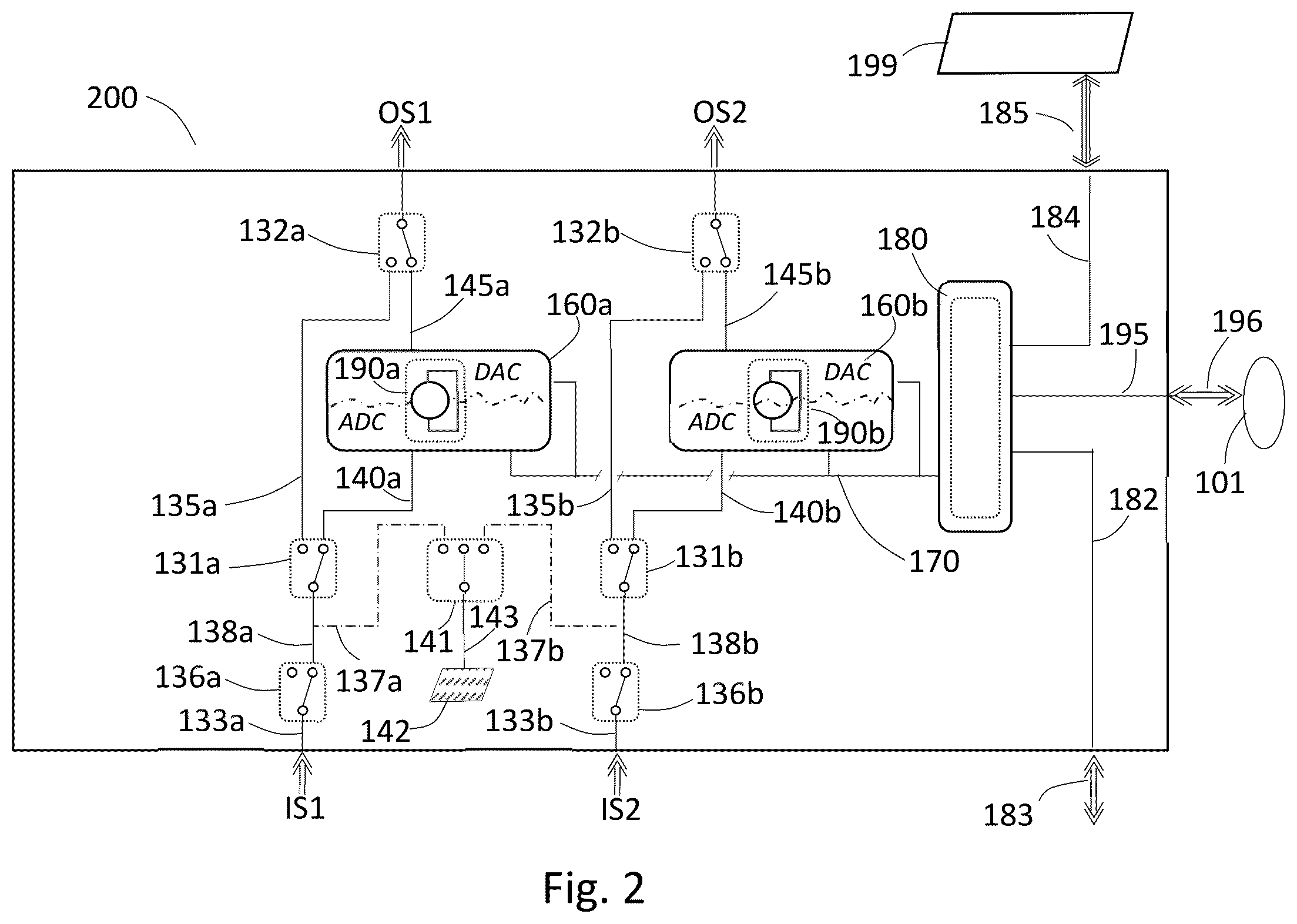 Patent US12368223 Figure 2 – Fault protected signal splitter apparatus
