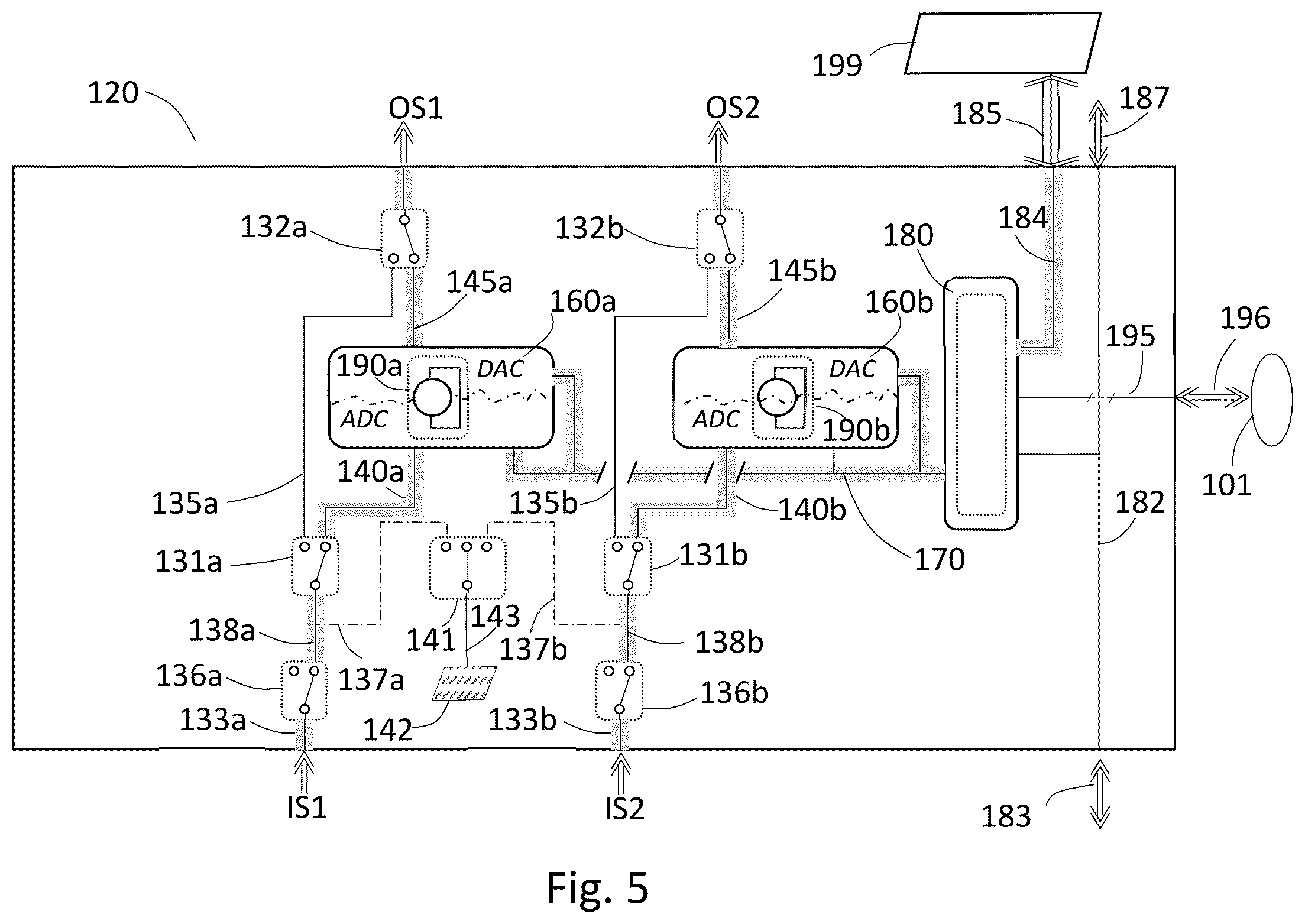 Patent US12368223 Figure 5 – Fault protected signal splitter apparatus