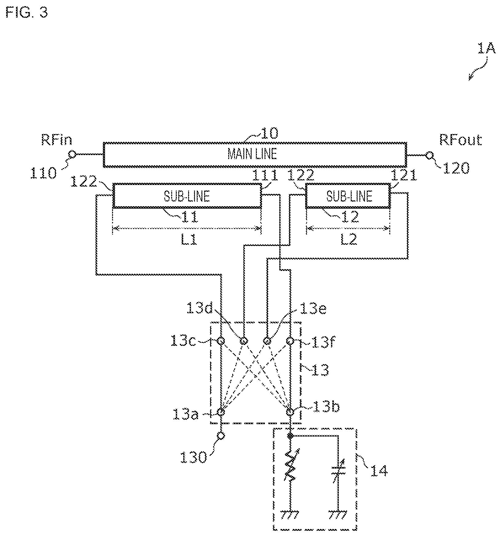 Patent US12368224 Figure 3 – Directional coupler