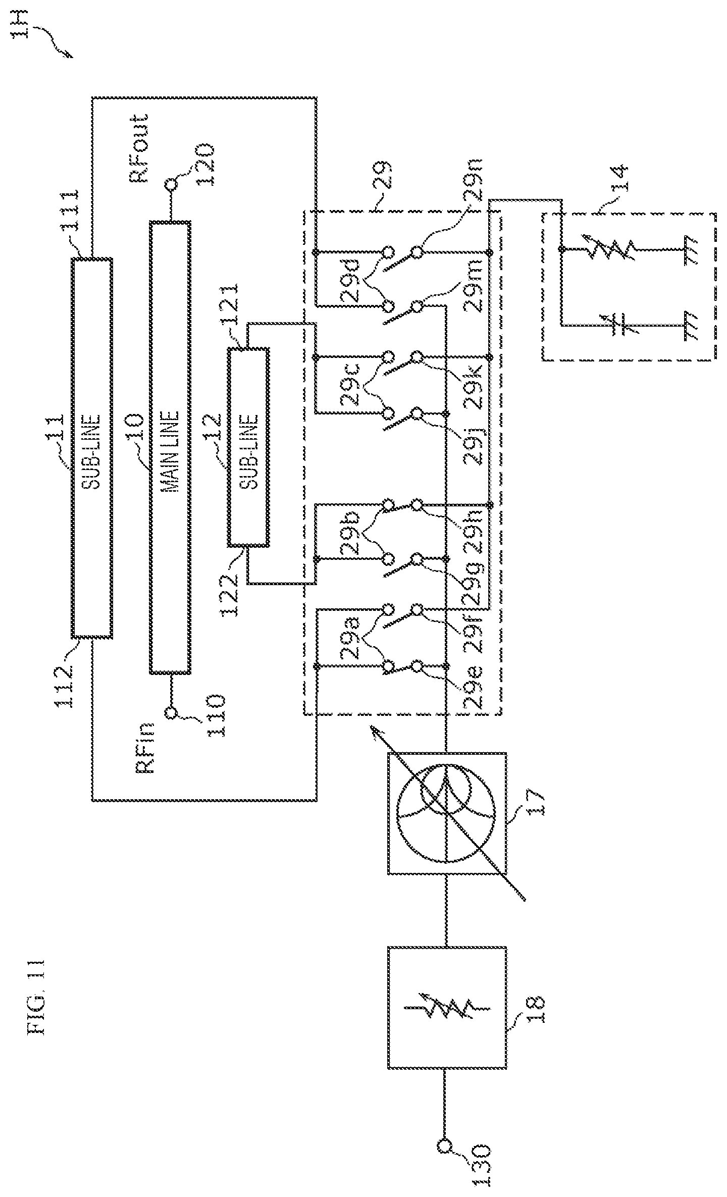 Patent US12368224 Figure 11 – Directional coupler